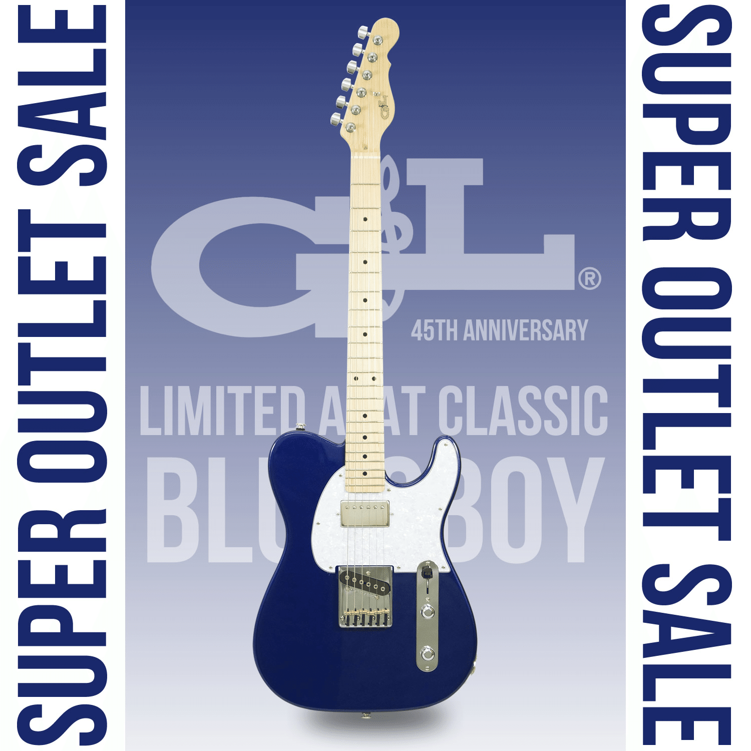 G&L 45周年を記念した全世界200本限定「ASAT Classic Bluesboy」を発見