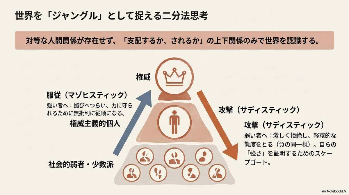 「権威主義的パーソナリティ」の正体:なぜ人は偏見に囚われ、権威に盲従するのかーーーT.W.アドルノらの研究|living-philosopher