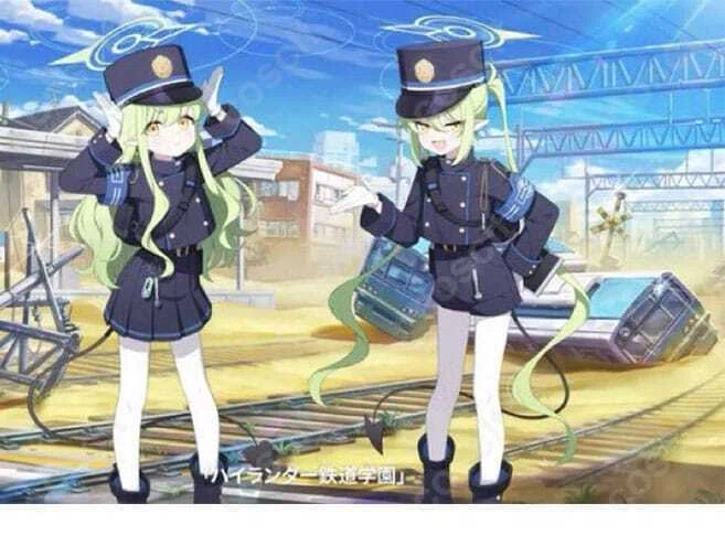 画像ギャラリー ブルーアーカイブ ハイランダー鉄道学園 ヒカリ ノゾミ