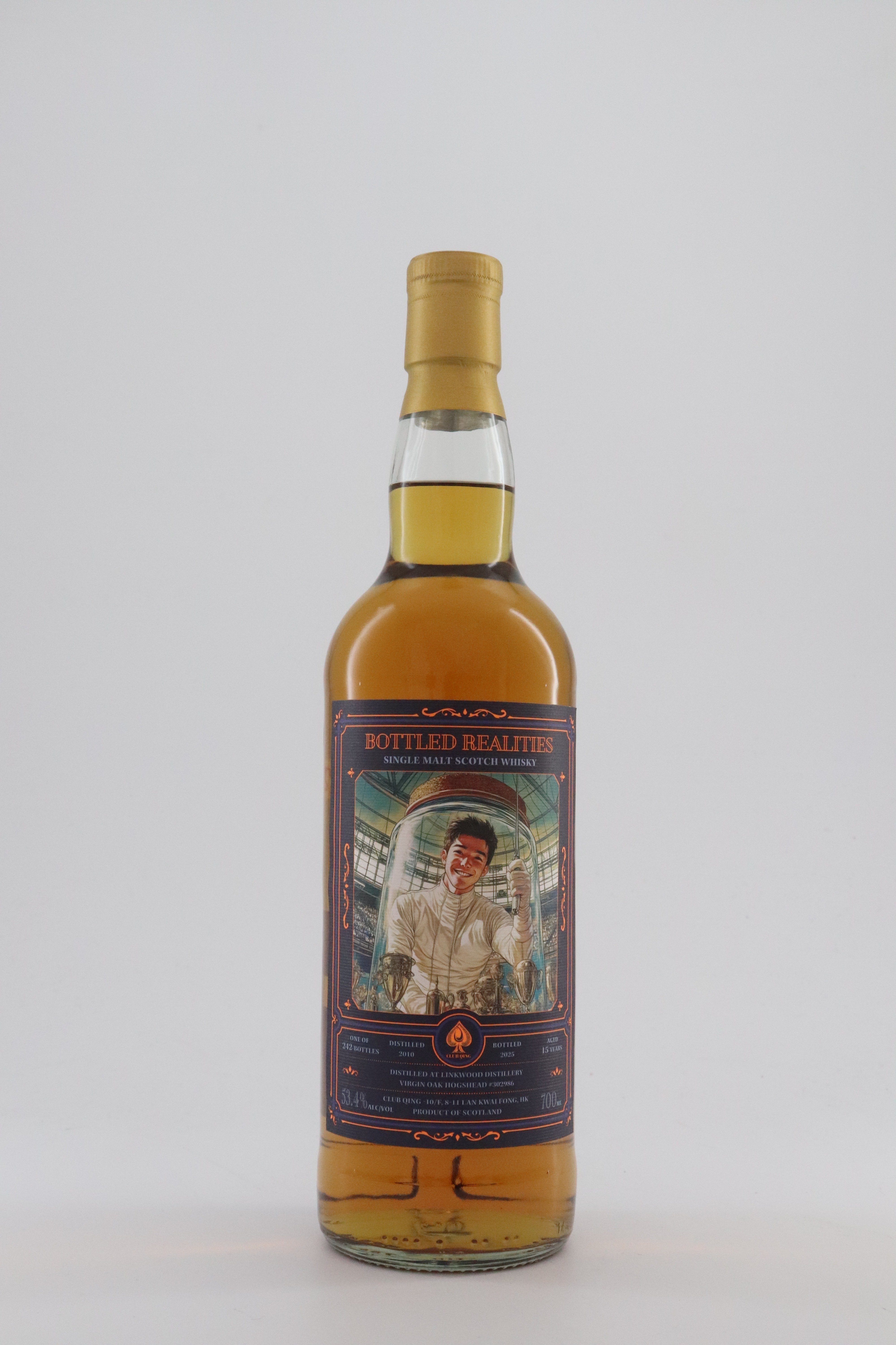 CLUB QING リンクウッド 15年 HAPPY LONER 4 52.0% CLUB QING リンクウッド 2010 15年 Bottled Realities #4 / 700ml 52.4%