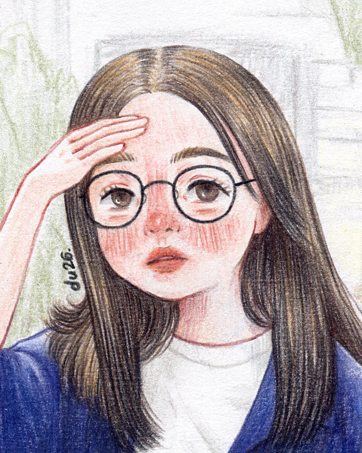 色鉛筆ポートレート #03｜du