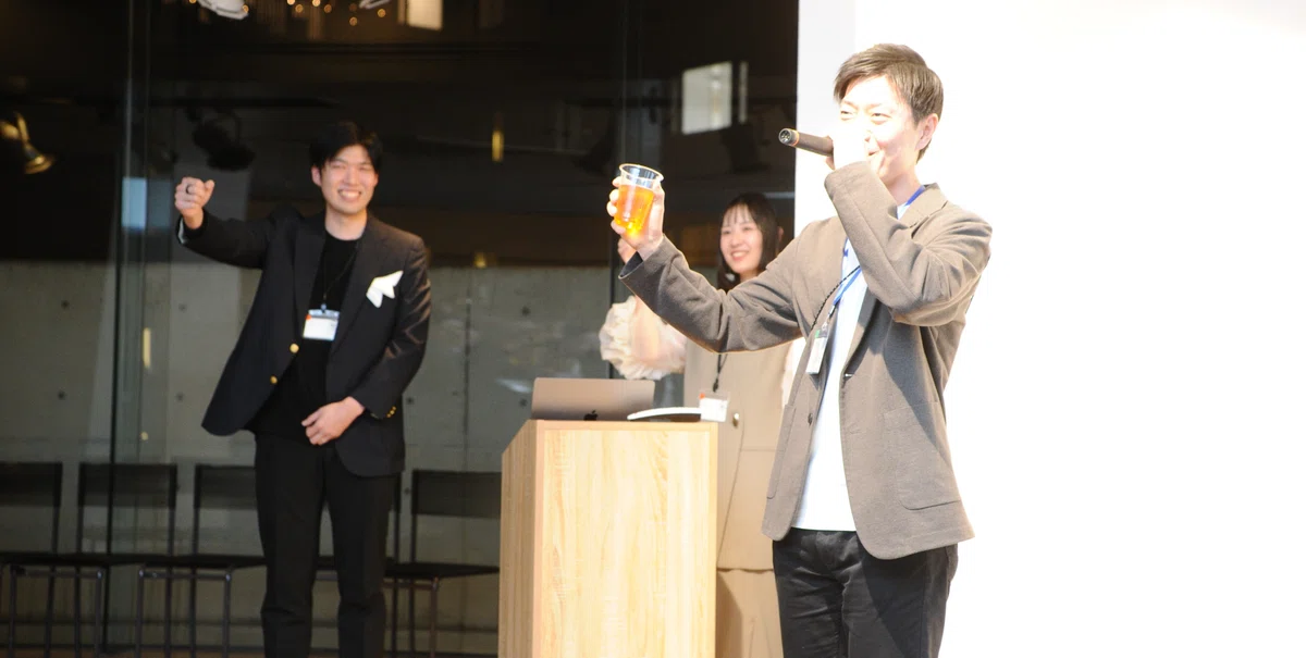 Marche 5周年 パーティ 乾杯