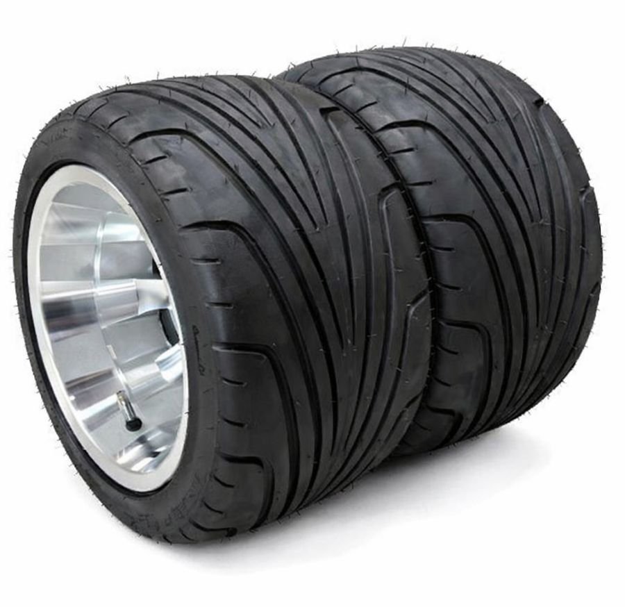 ジャイロ ワイドホイール決定版】10インチ8J 中反りアルミ×235/30-10