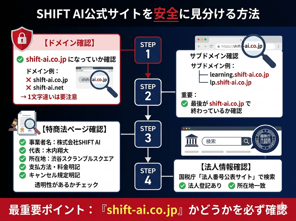 SHIFT AI 　生涯学習受講招待券 最新版】SHIFT AI公式サイトはどれ？正しいURL一覧と株式会社SHIFTとの