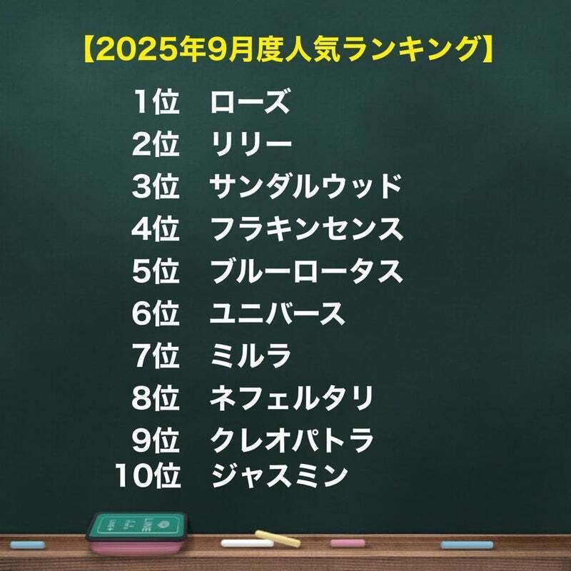 2025年9月度人気ランキング】｜エジプト香油専門店OIL