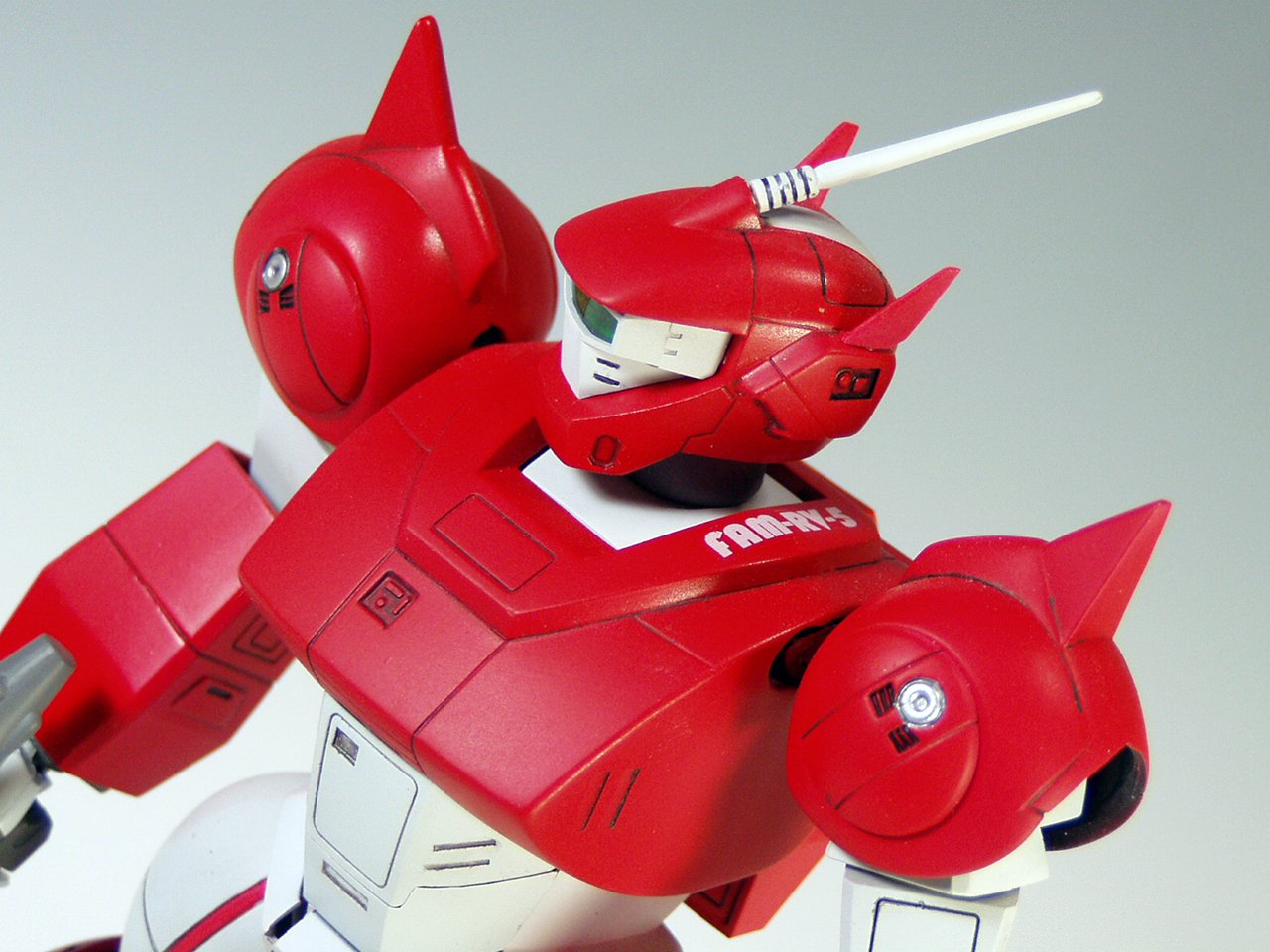 【全塗装完成品】1/100　ラウンド・バーニアン・バイファム ／整備ハンガー付 1/100ラウンドバーニアン ネオファム製作記（完成）｜BALON（バロン）