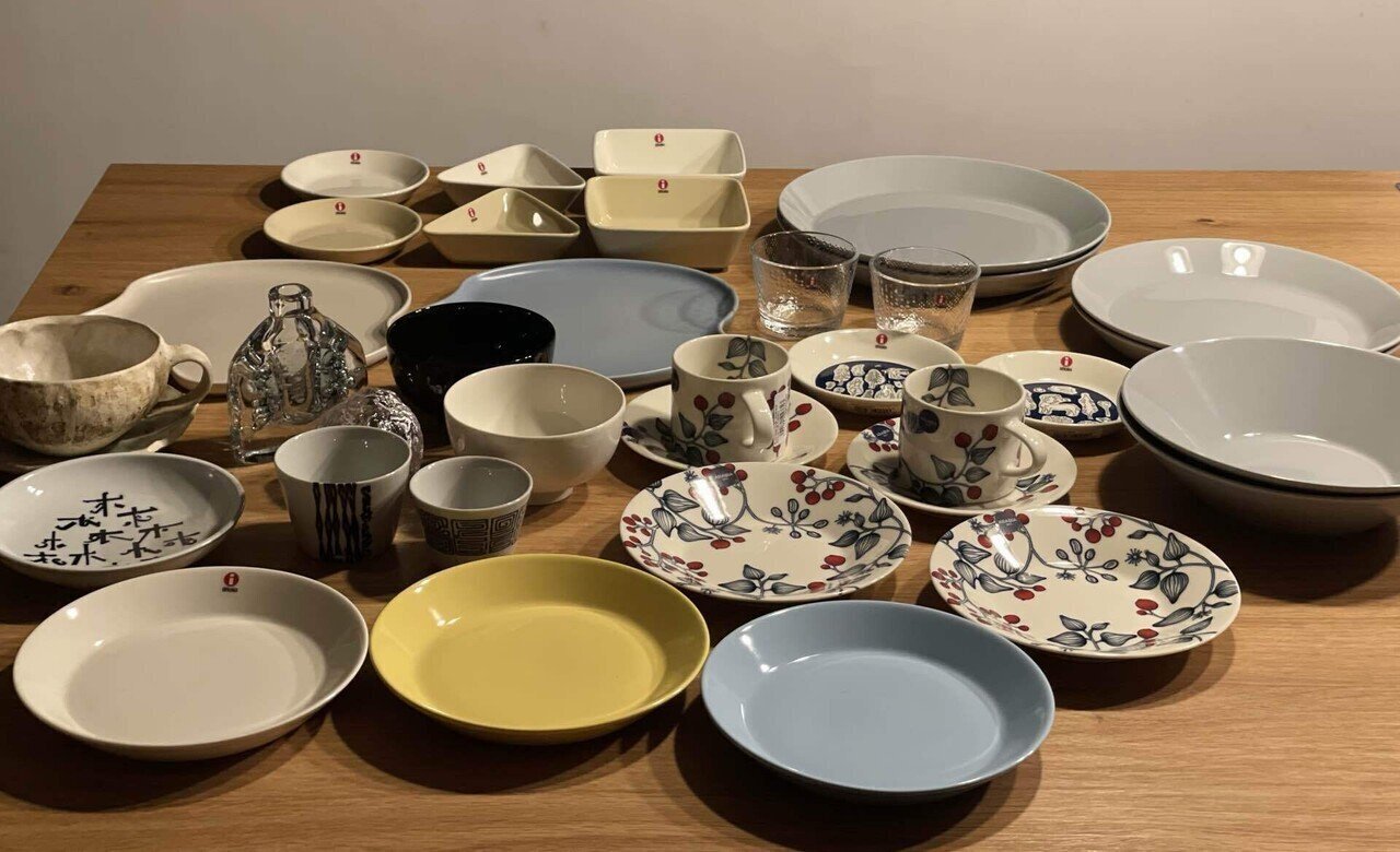 割れるけど、それでも連れてきた器たち〜北欧の記憶、イッタラ