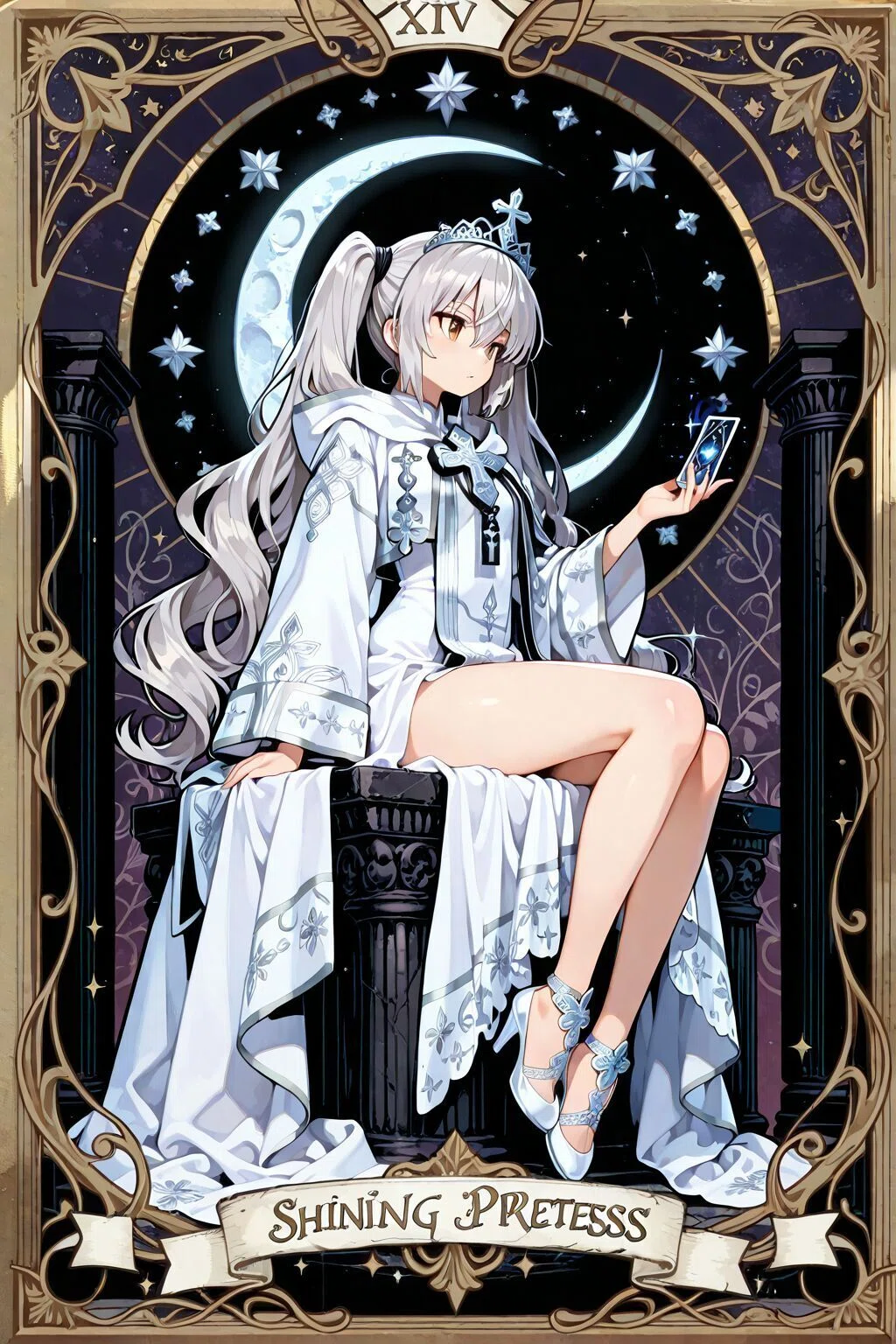 🔮 【AI娘タロットカード】《女教皇 – ノクちん》＆Discordで占い