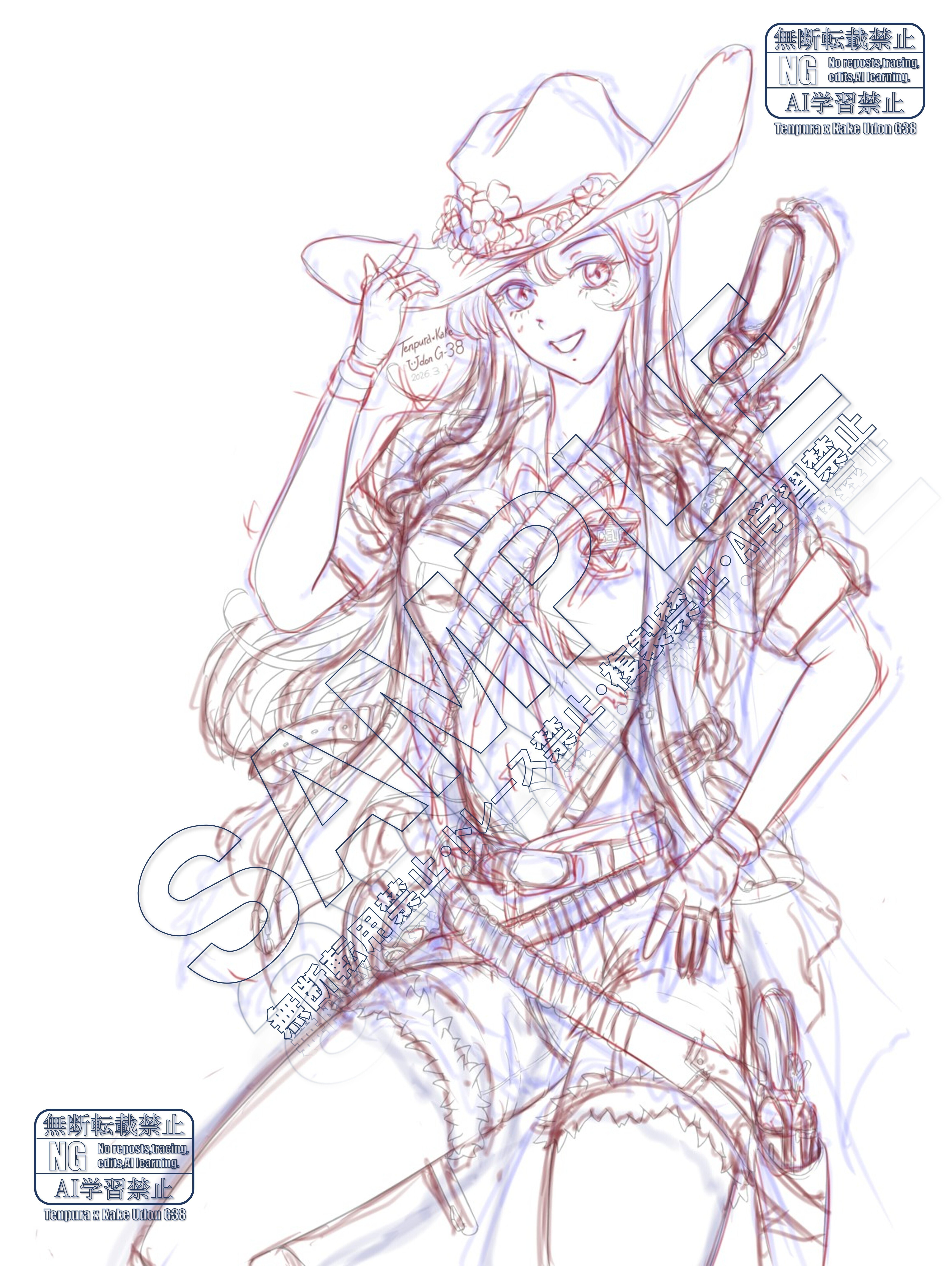 イラスト日記＃085】オリジナルキャラクターを描いてみたよ｜かけ