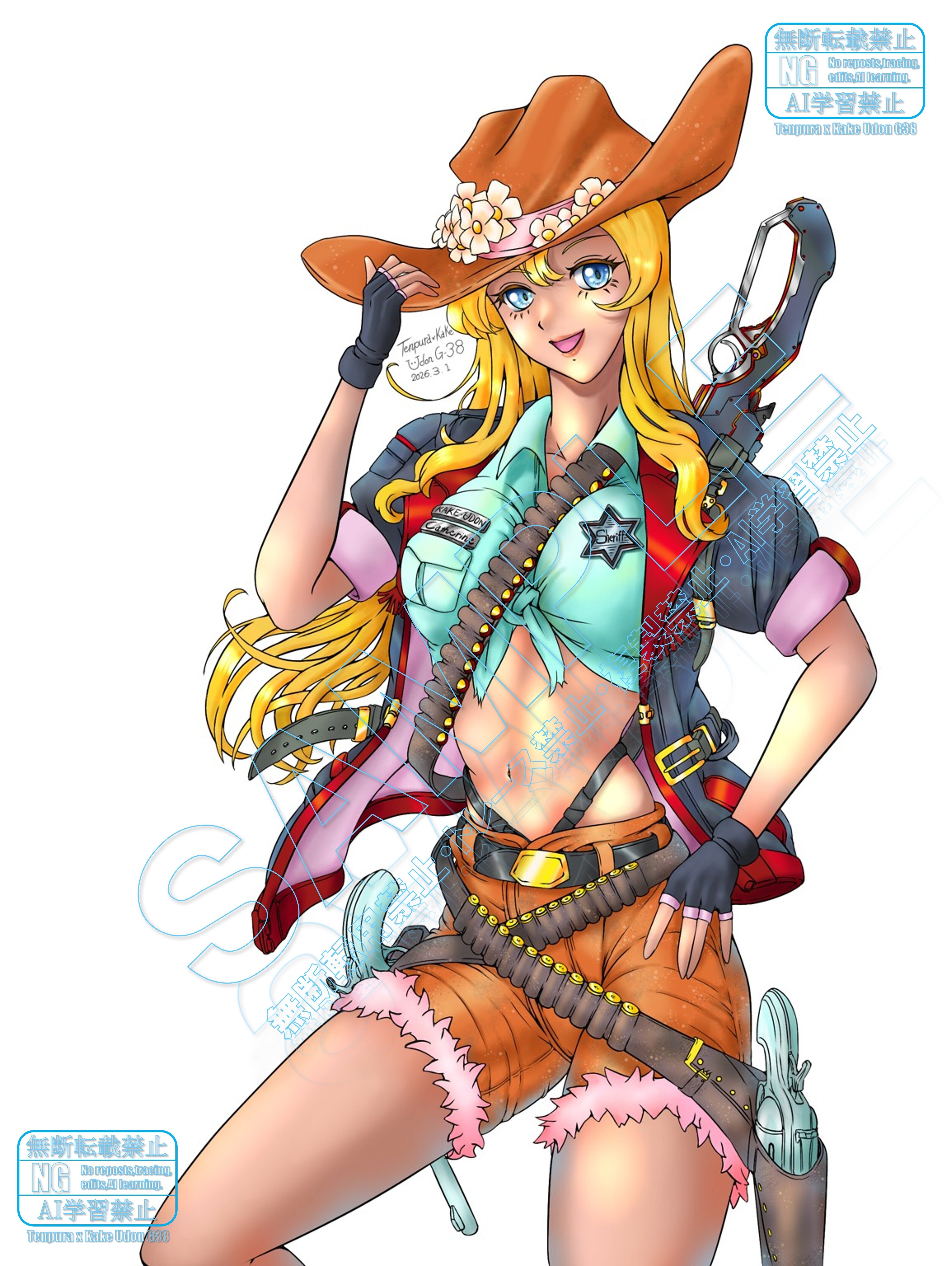 イラスト日記＃085】オリジナルキャラクターを描いてみたよ｜かけ