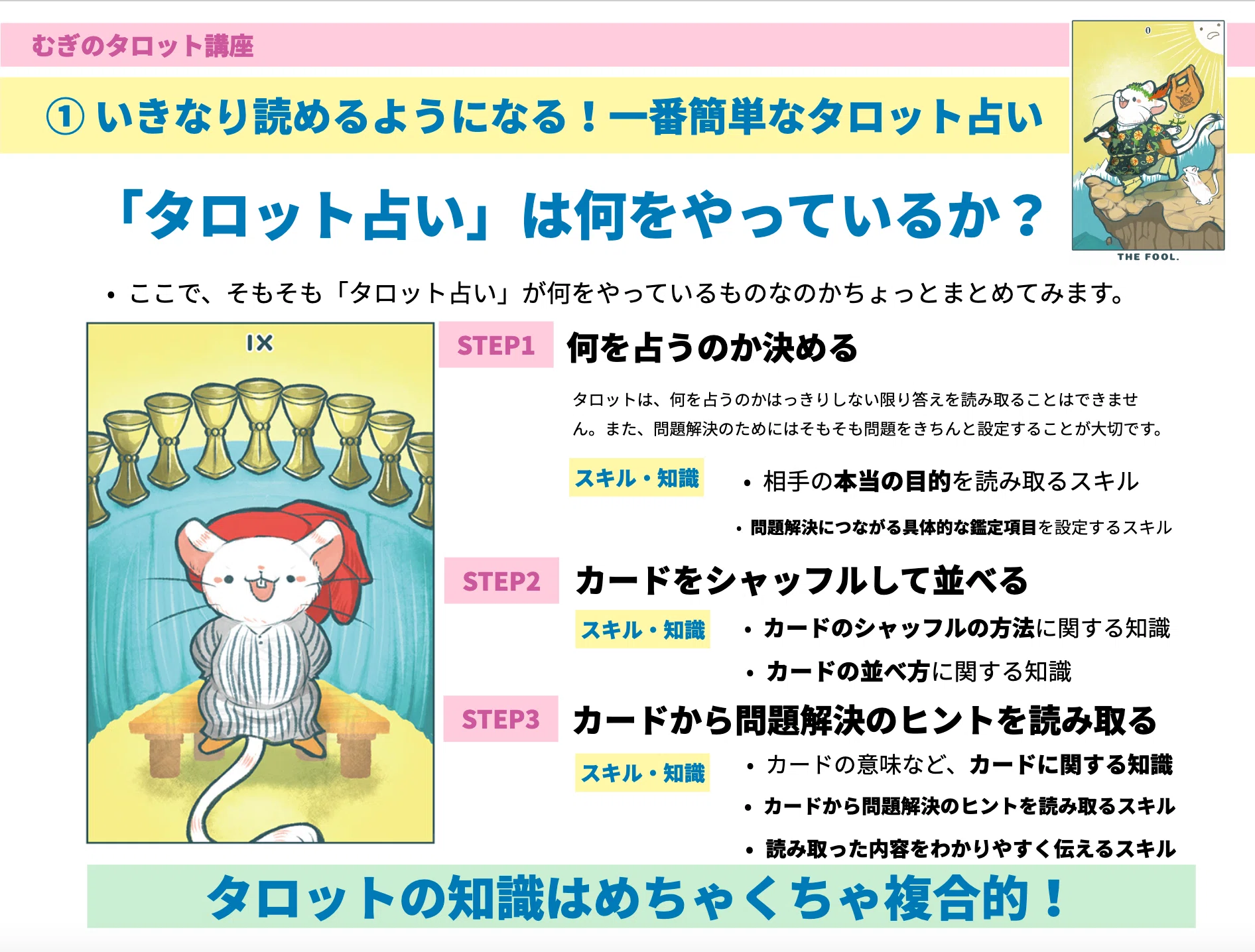 占い 聞く べき こと