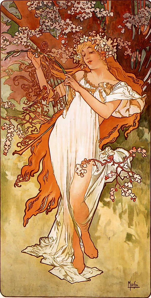 アルフォンス・ミュシャ（Alphonse Mucha）】 ――ポスター、リトグラフ