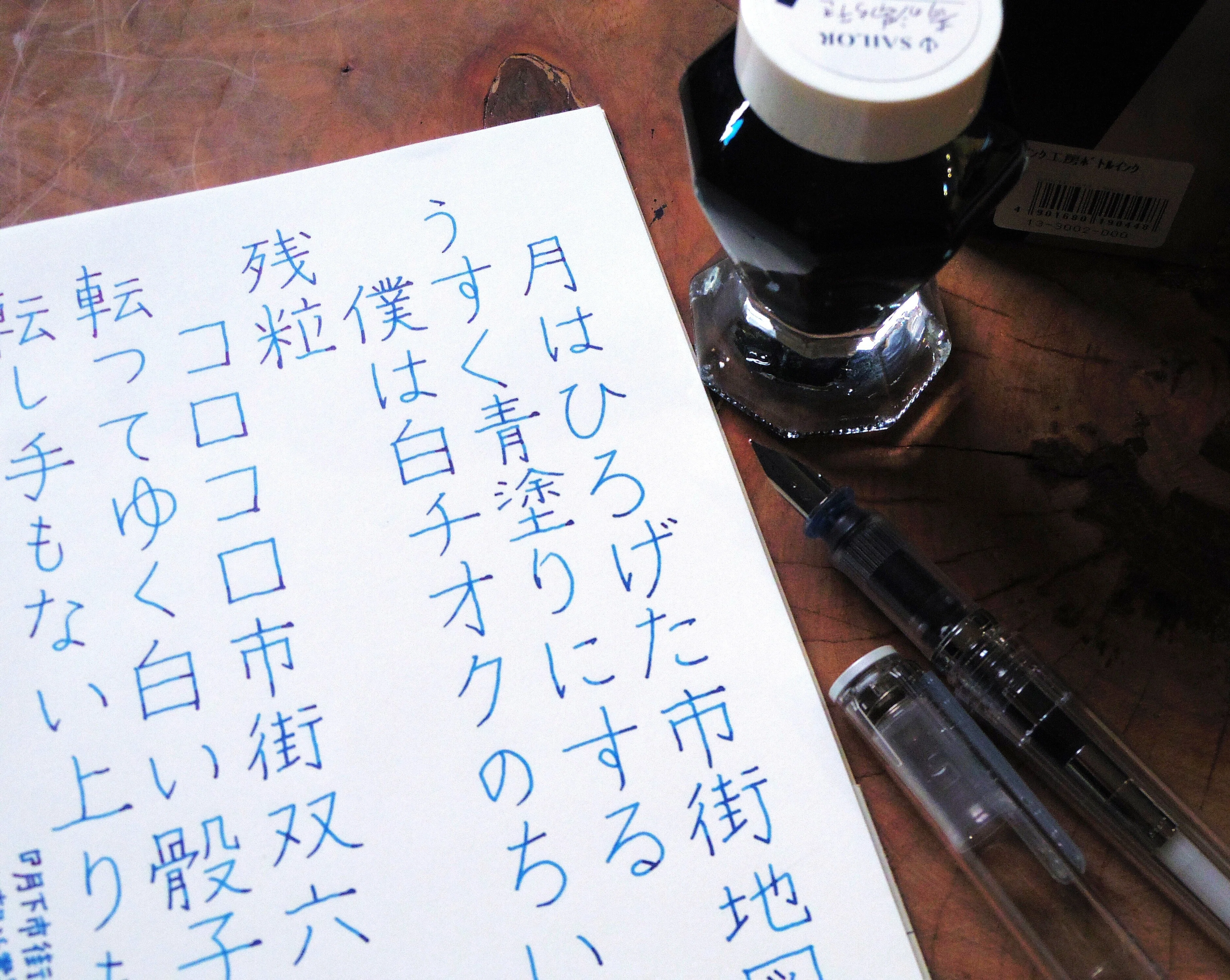 万年筆インク沼からこんにちは 〜フラッシュ〜｜手帳Q子