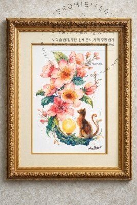 新作】心に灯る「陽だまりの灯火と春の夢」— 柔らかな光が寄り添う一点