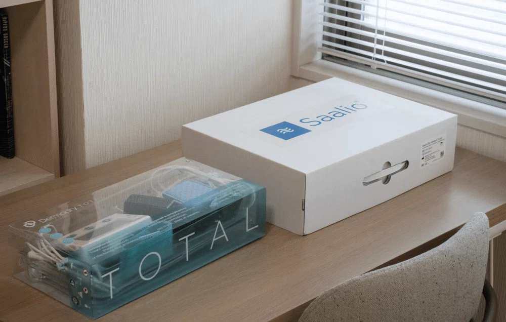 Saalio 自宅用イオントフォレーシス手足用 【公式通販】