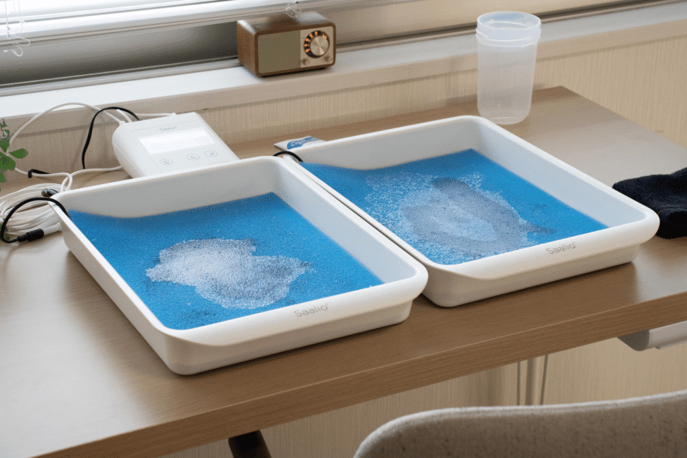 自宅用イオントフォレーシスの効果・費用・期間比較。手汗治療に