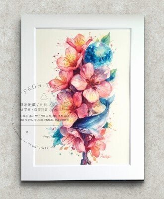 新作】一枝に宿る銀河「爛漫の海と一枝の宇宙」— 生命が溶け合う一点