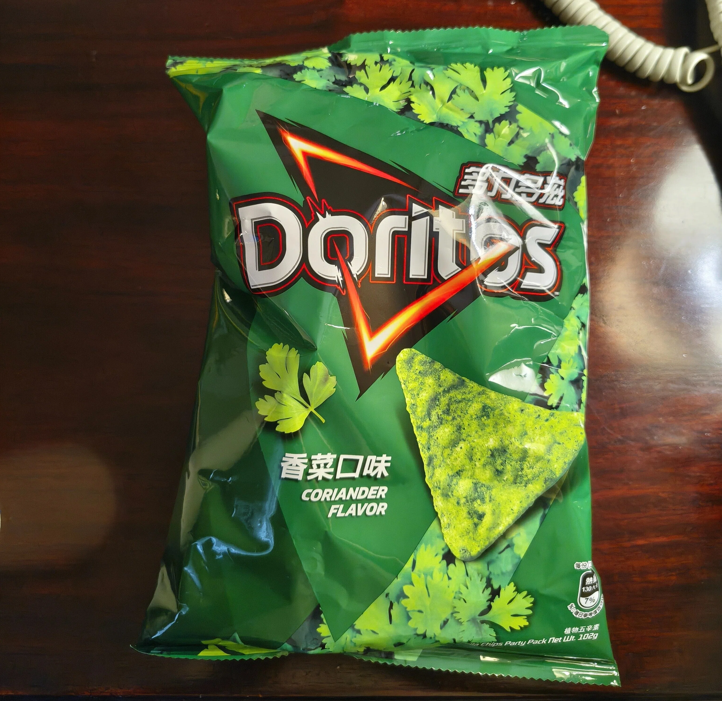 Doritos パクチー 6袋セット 台湾限定商品 2026年2月 台湾旅行 今回の旅行で見つけたものいくつか｜鉄道旅行一人旅