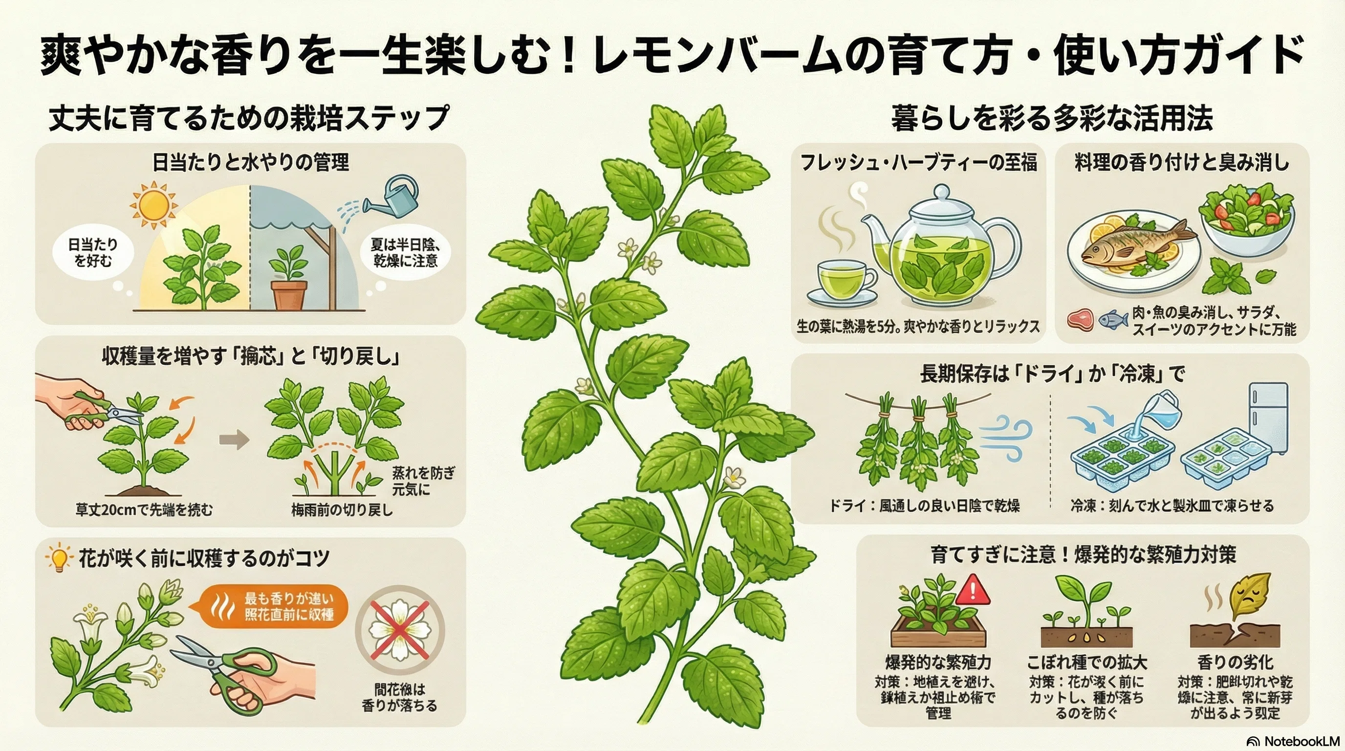ハーブを作ろう! レモンバーム｜sukebezizy