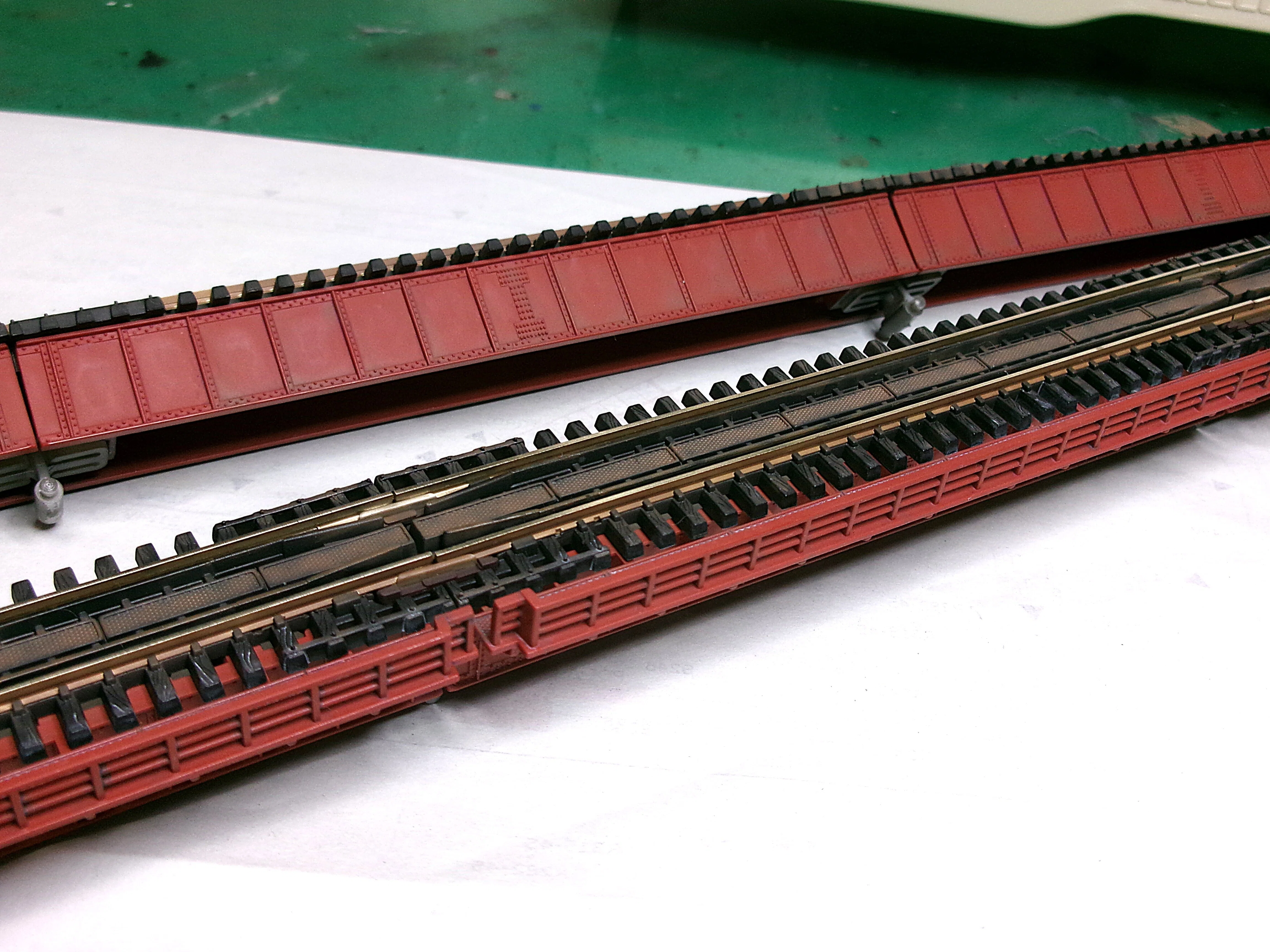 鉄道模型レイアウト製作記⑧ガーダー橋のウェザリング｜ほぼ週末自宅