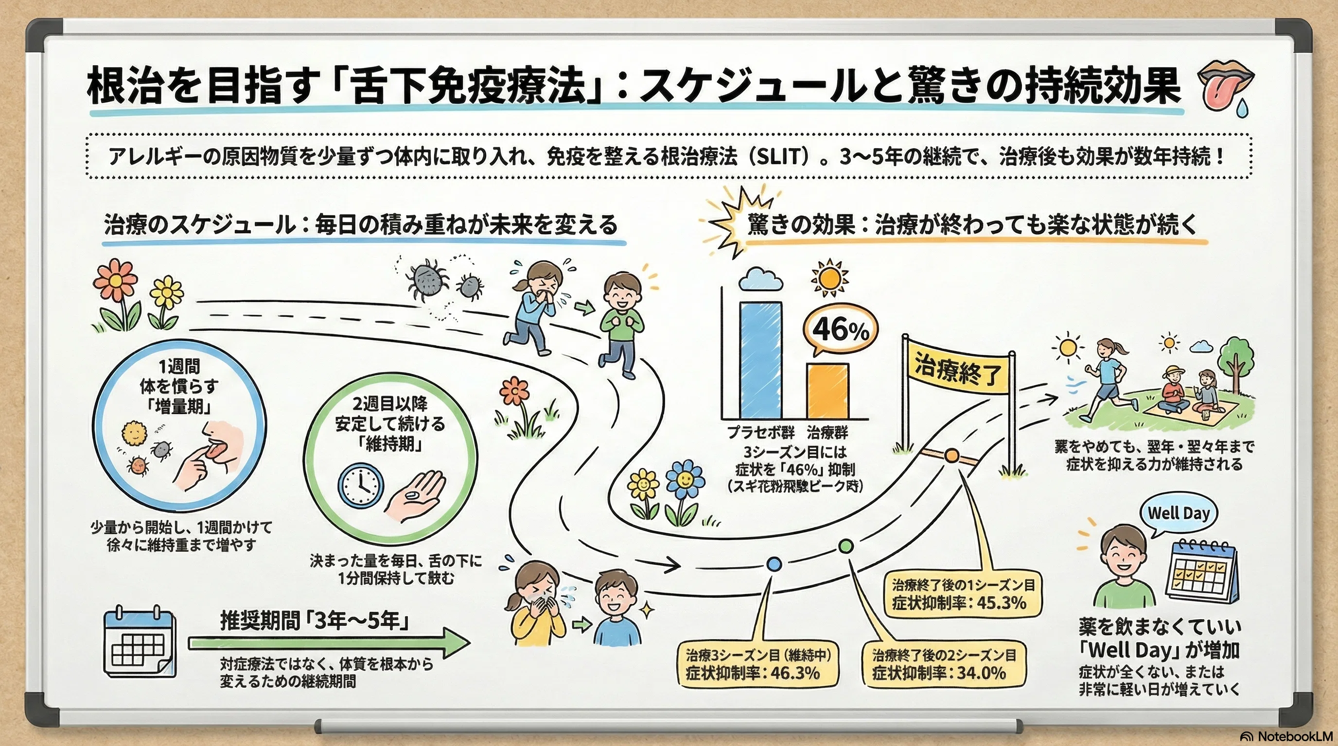 舌下免疫療法 効果 一生