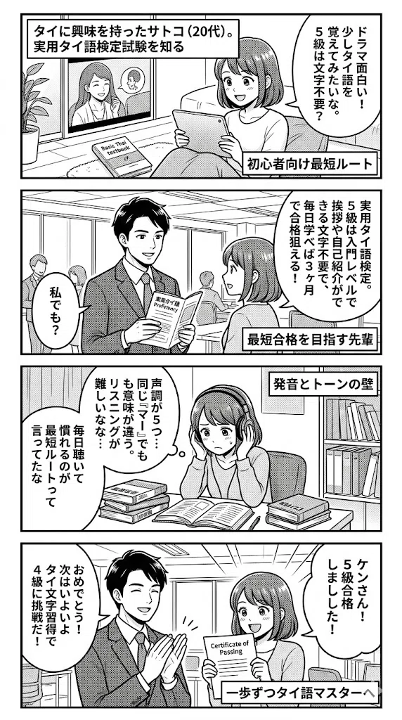 経験者が語る】タイ語検定で失敗しない！初心者からの最短合格ロード