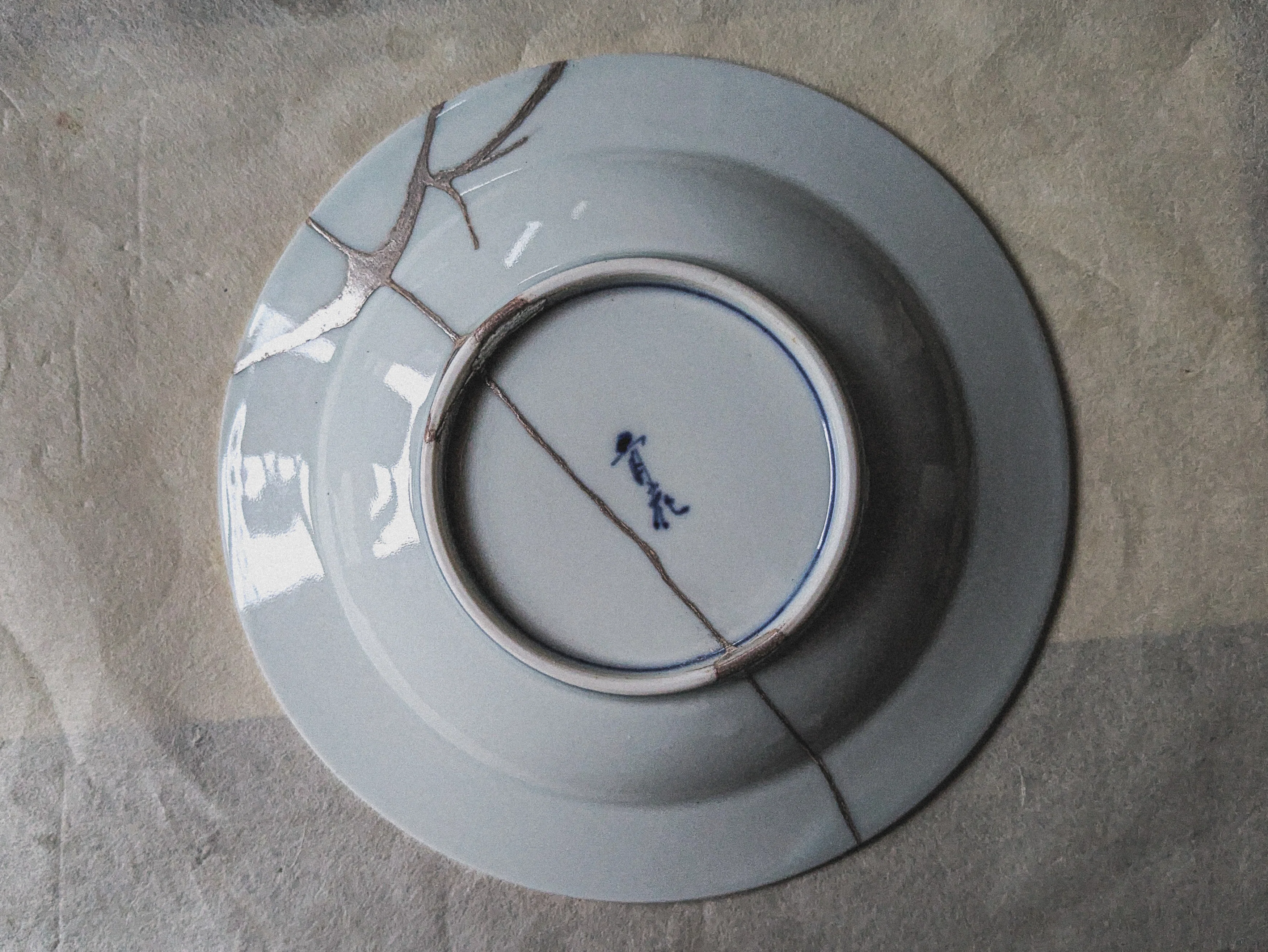 修繕品 平皿 銀継ぎ｜香茶房京都の人