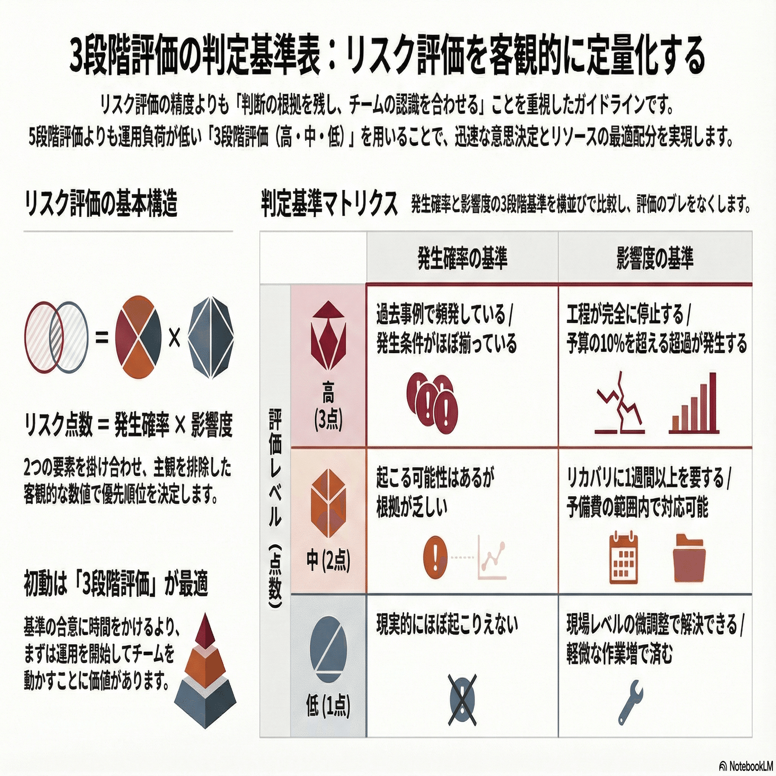 リスク評価の定量化手順｜3段階で決める客観的な優先順位付け｜五十嵐 学