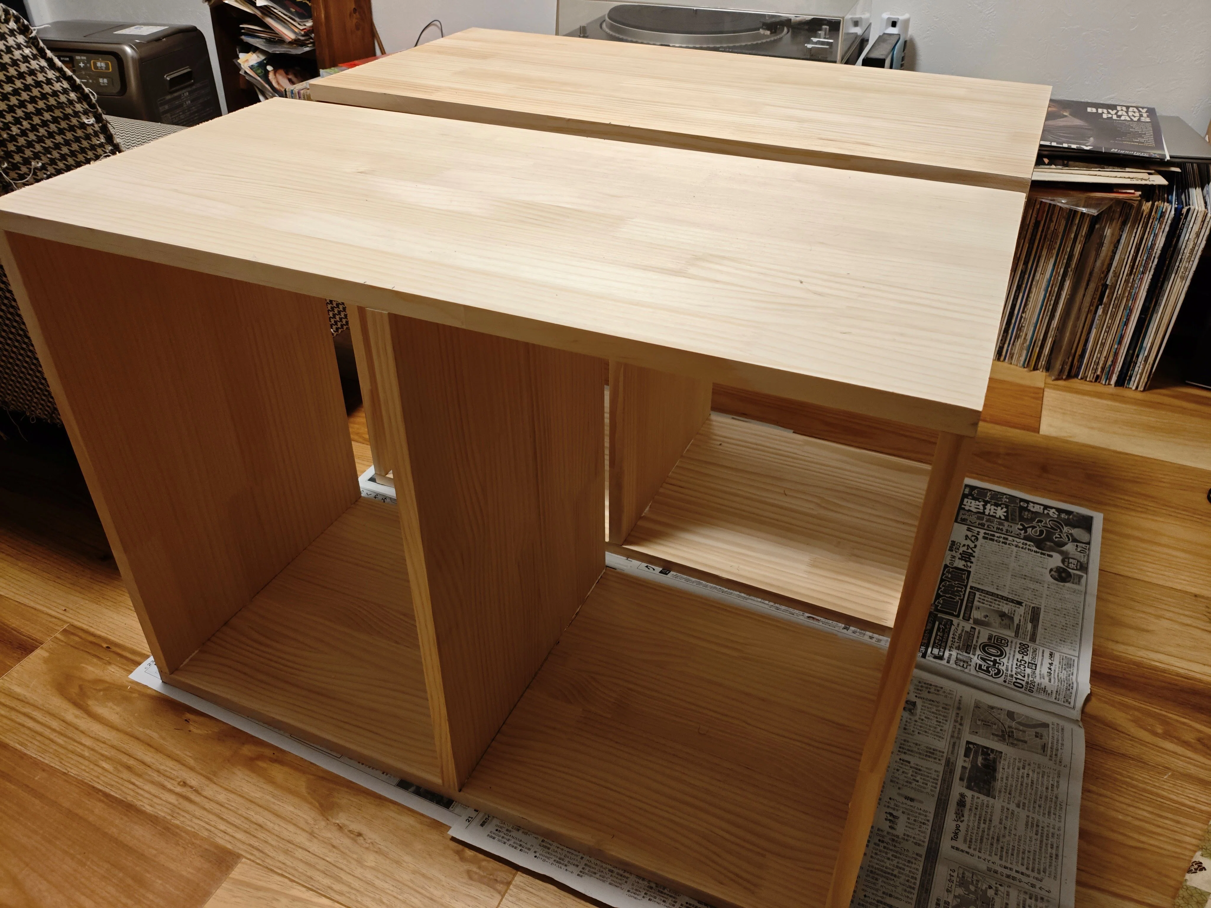 レコード棚を自作した（長編DIY日記）｜ごあ（宇宙でひとりぼっち）