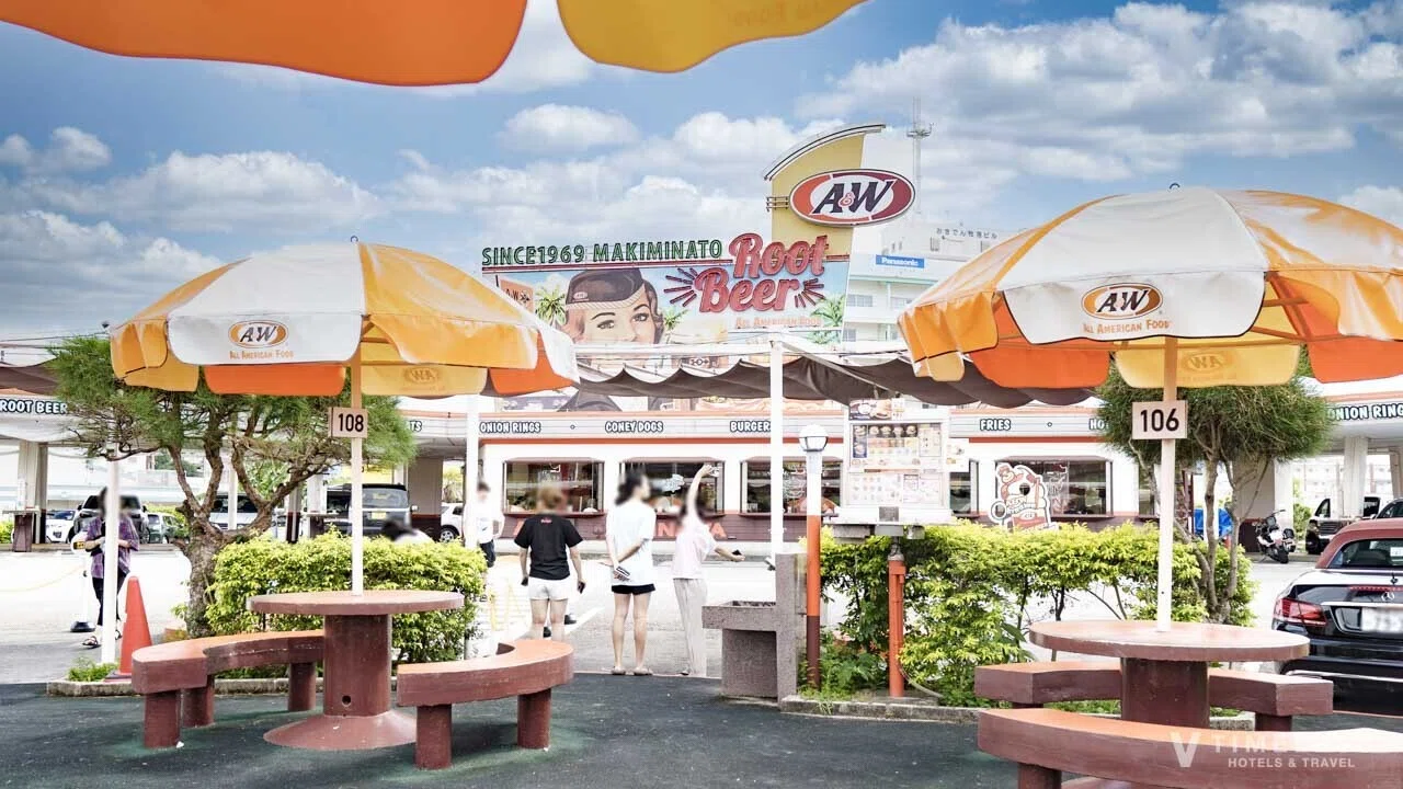 沖縄】50年代のアメリカへタイムスリップ。A&W 牧港店で味わう、レトロ