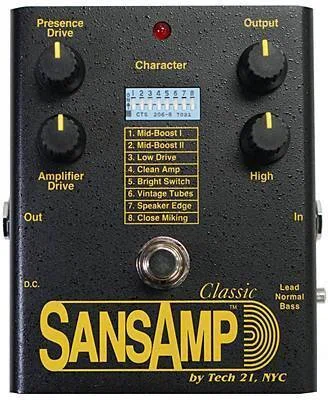 TECH21 SansAmp Classicが再発売！｜ギター改造ネット出張所