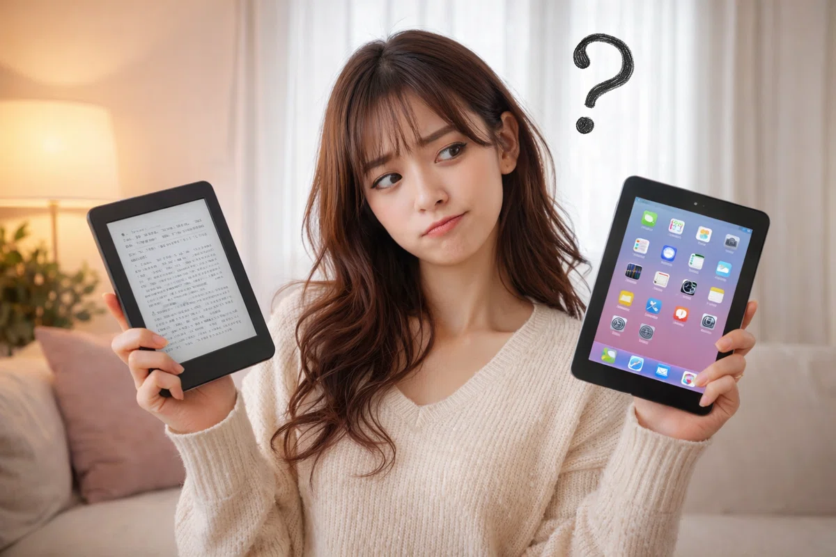 読書専用機とタブレットを比較:あなたはどっちが正解?