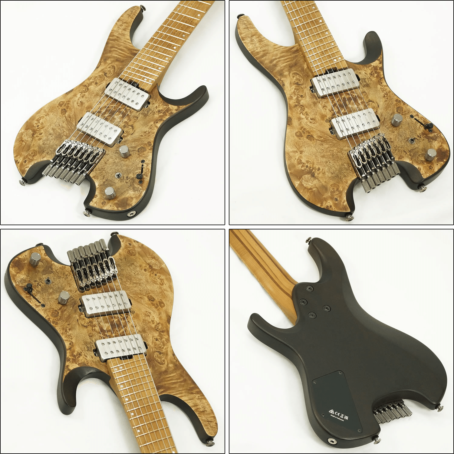 特選中古品！アイバニーズによるヘッドレス7弦ギター「QX527PB-ABS」が