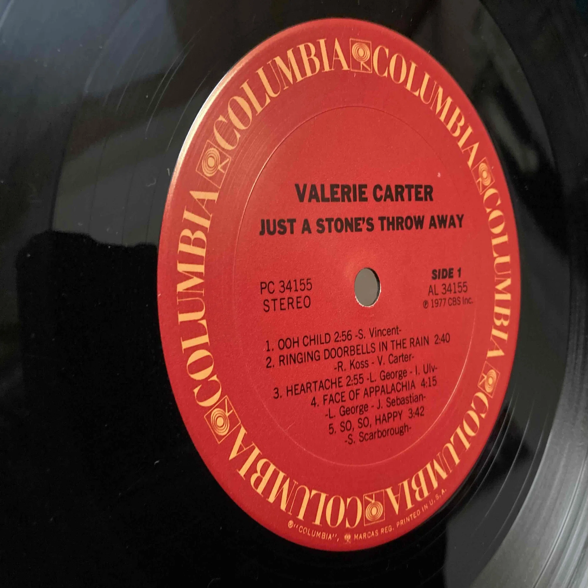 Valerie Carter [ Just A Stone