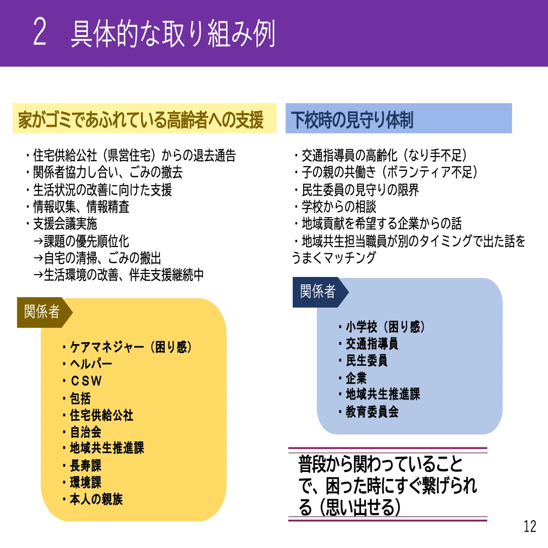 地域の「困りごと」を「つながり」に変える──福祉×環境で編み直す