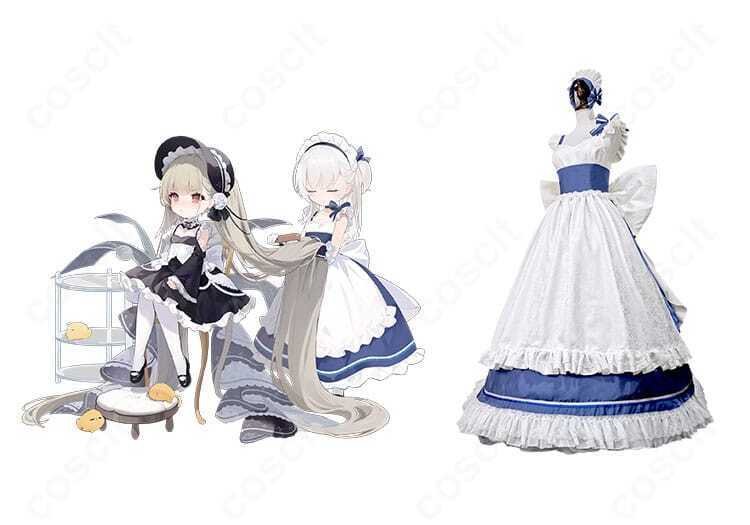 Mサイズ アズールレーン ベルファスト コスプレ 衣装一式 アズールレーン ベルファスト コスプレ衣装 メイド服 - Costowns