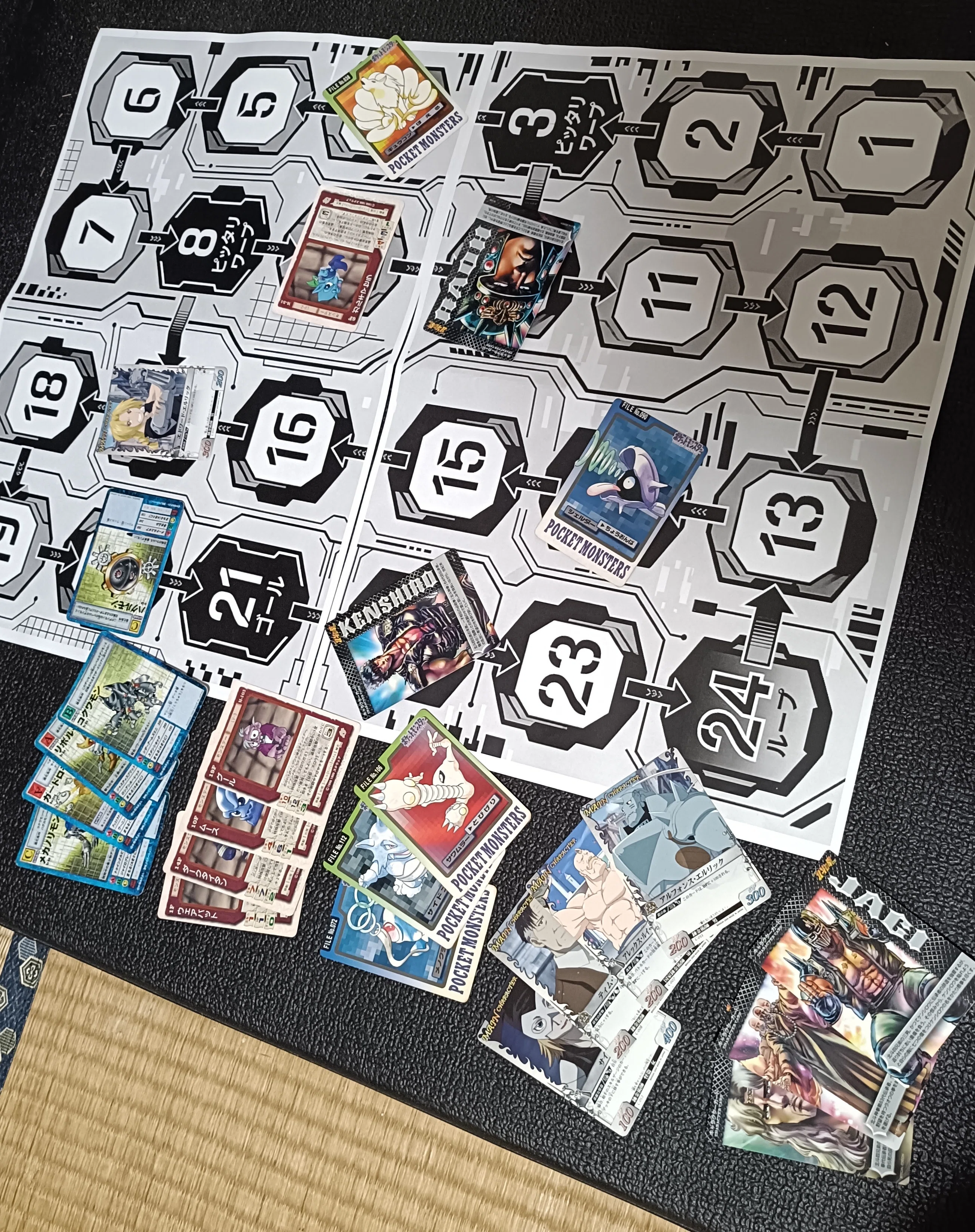 配布】自作ボードゲーム③『トランプすごろく TCG異種格闘技戦