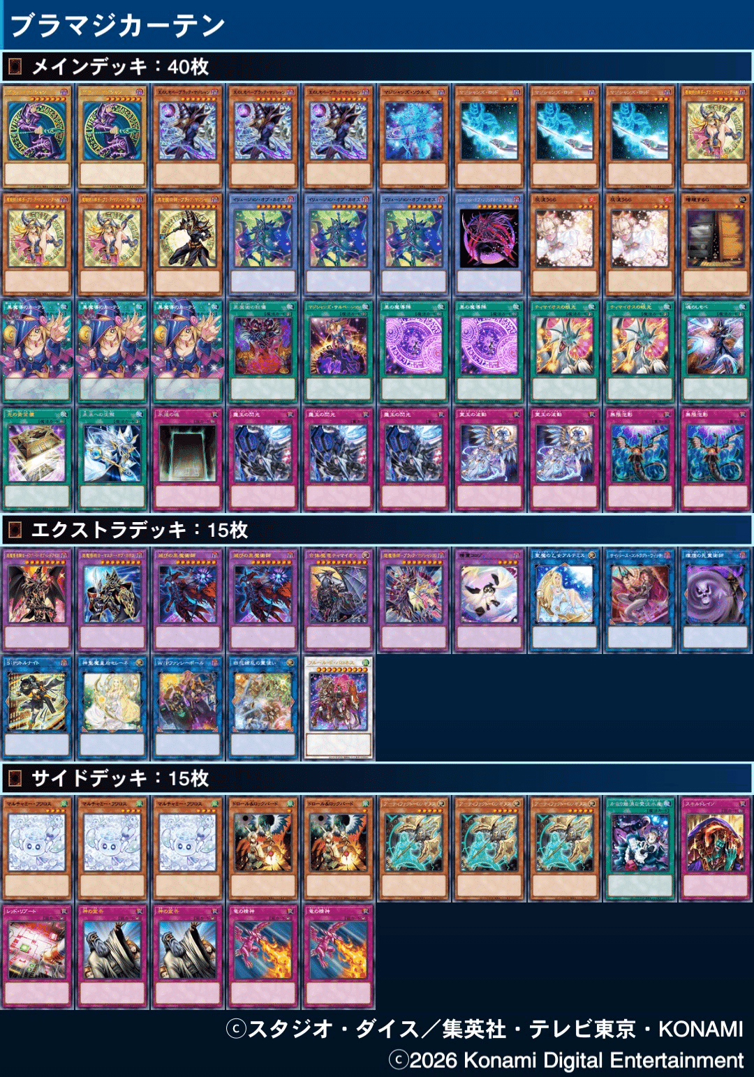 遊戯王OCG】LOCH新規入りブラマジ展開・考察メモ｜すいみん