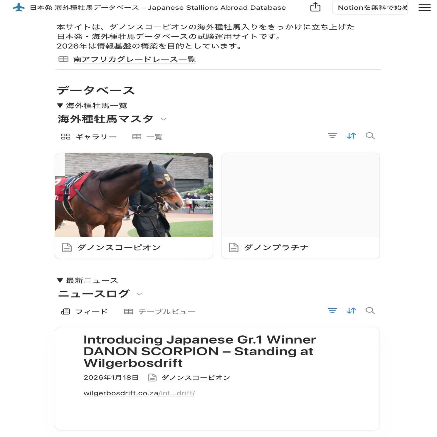南アに行った推し馬を、私はこうやって追いかけている｜みさんが