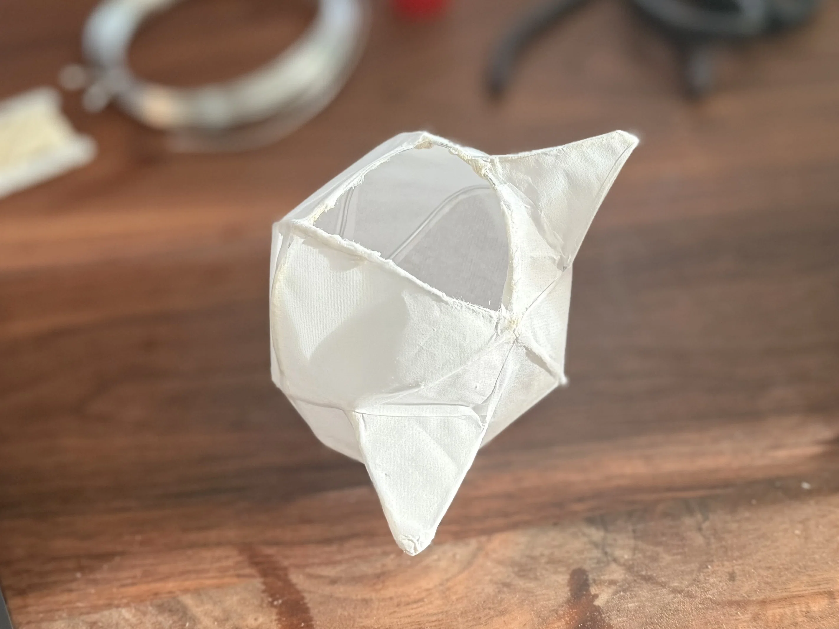 青森で見たねぶたに感銘を受けてねぶた風ミニチュアオブジェを作って