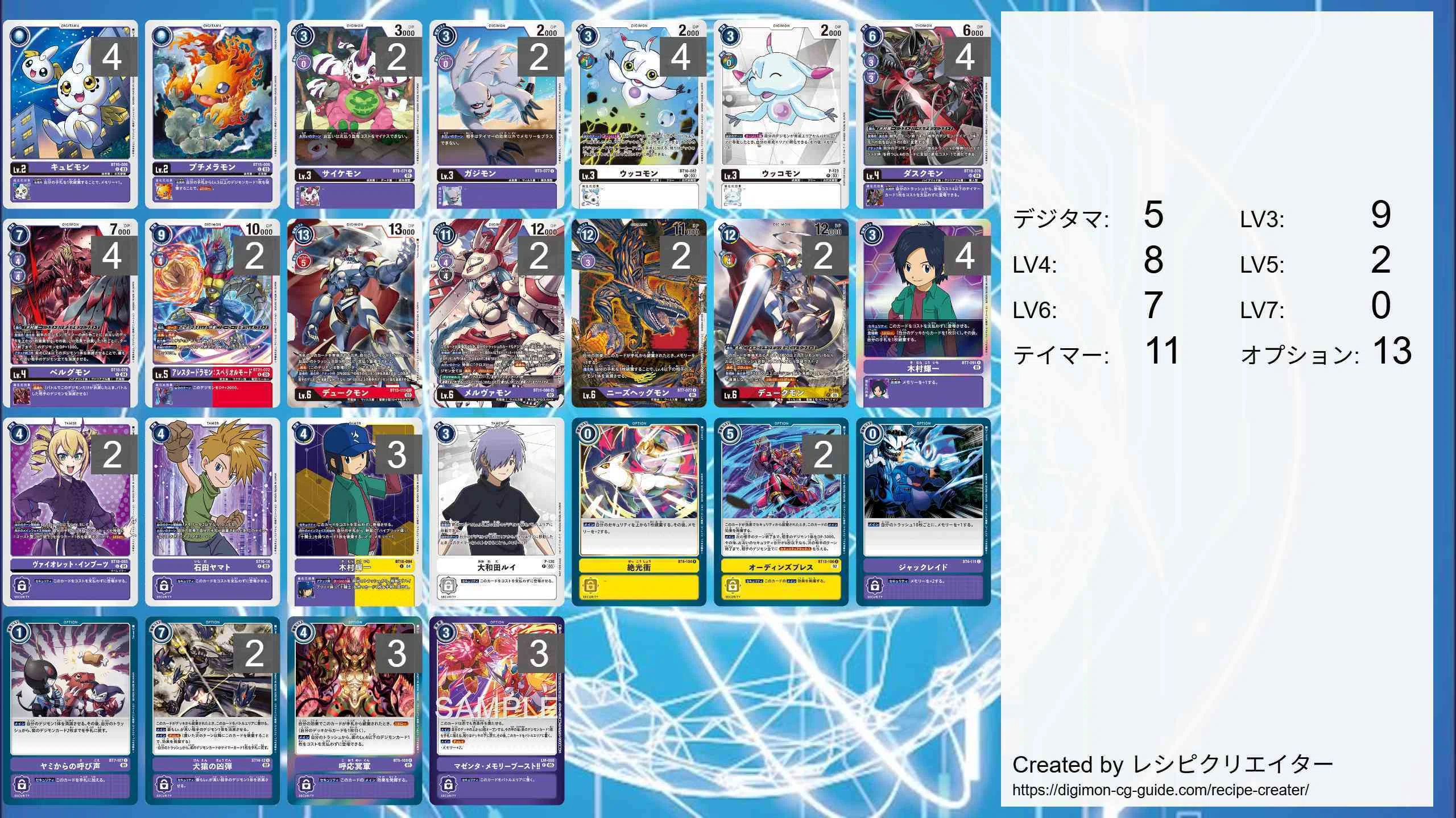 デジカ】デッキ破壊（ライブラリーアウト）して勝ちたいな【2026年3月