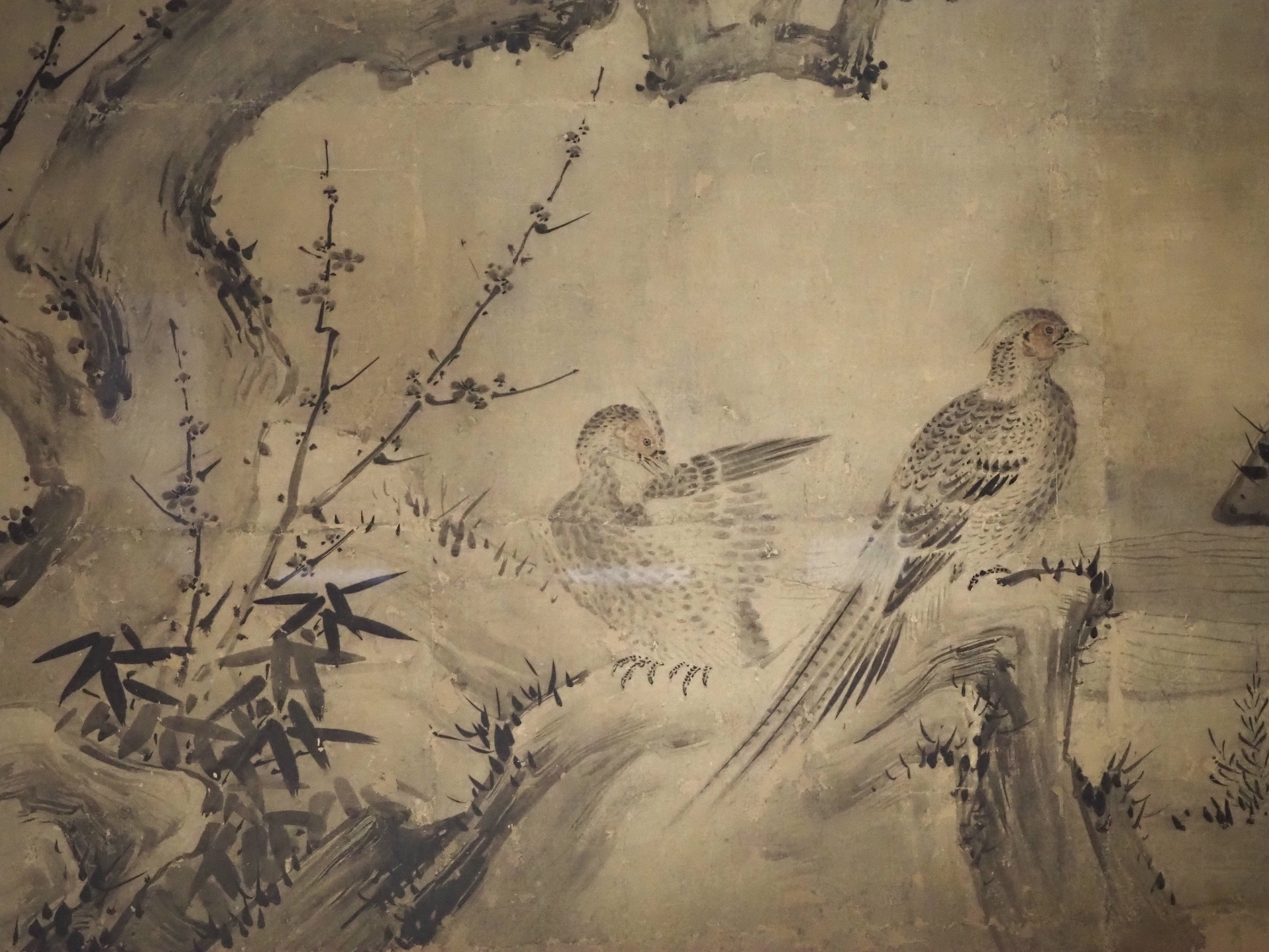 絵の中から飛び立つかと思った狩野永徳の父…狩野松栄さんの《梅に小禽