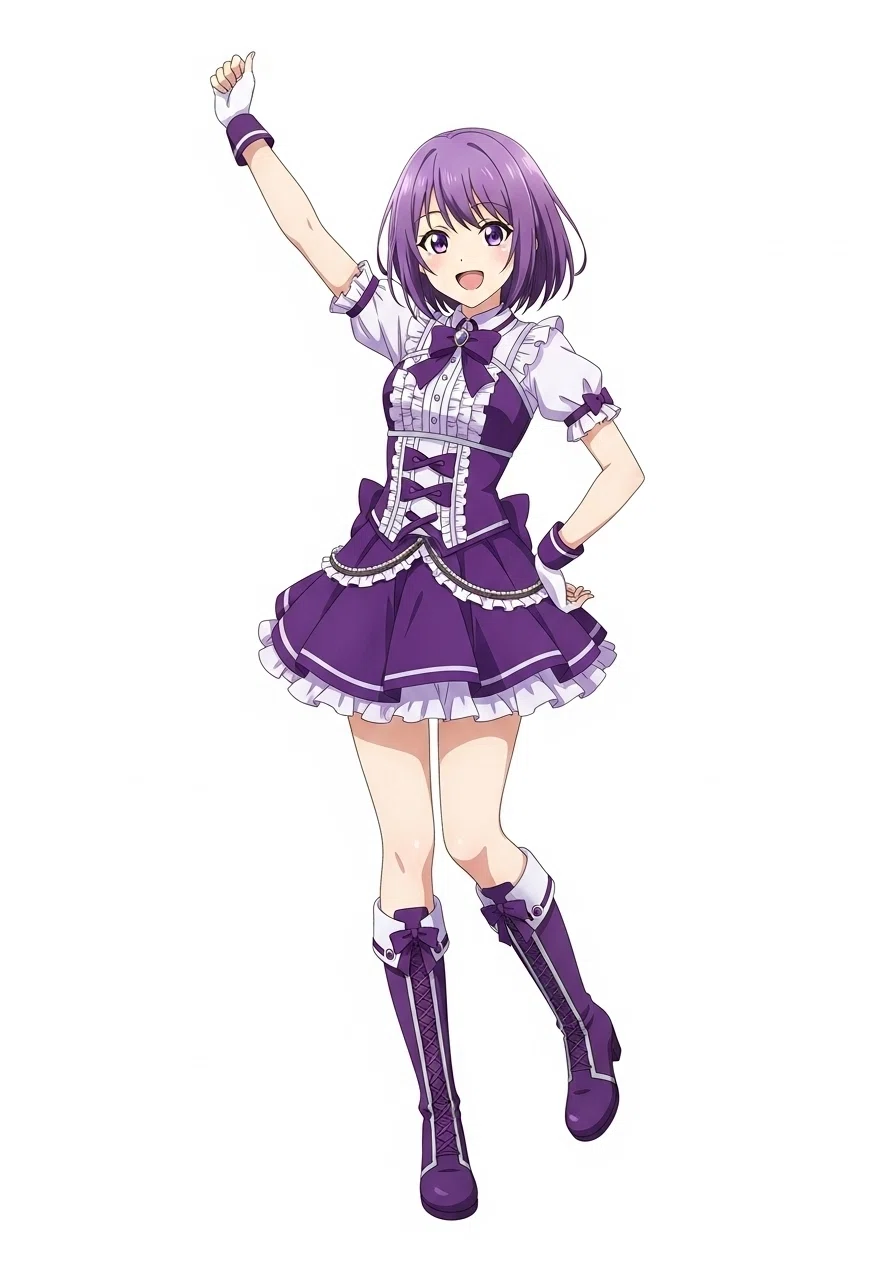 キャラクター画像を提示してグループ衣装を作らせてみた（成功に見えて