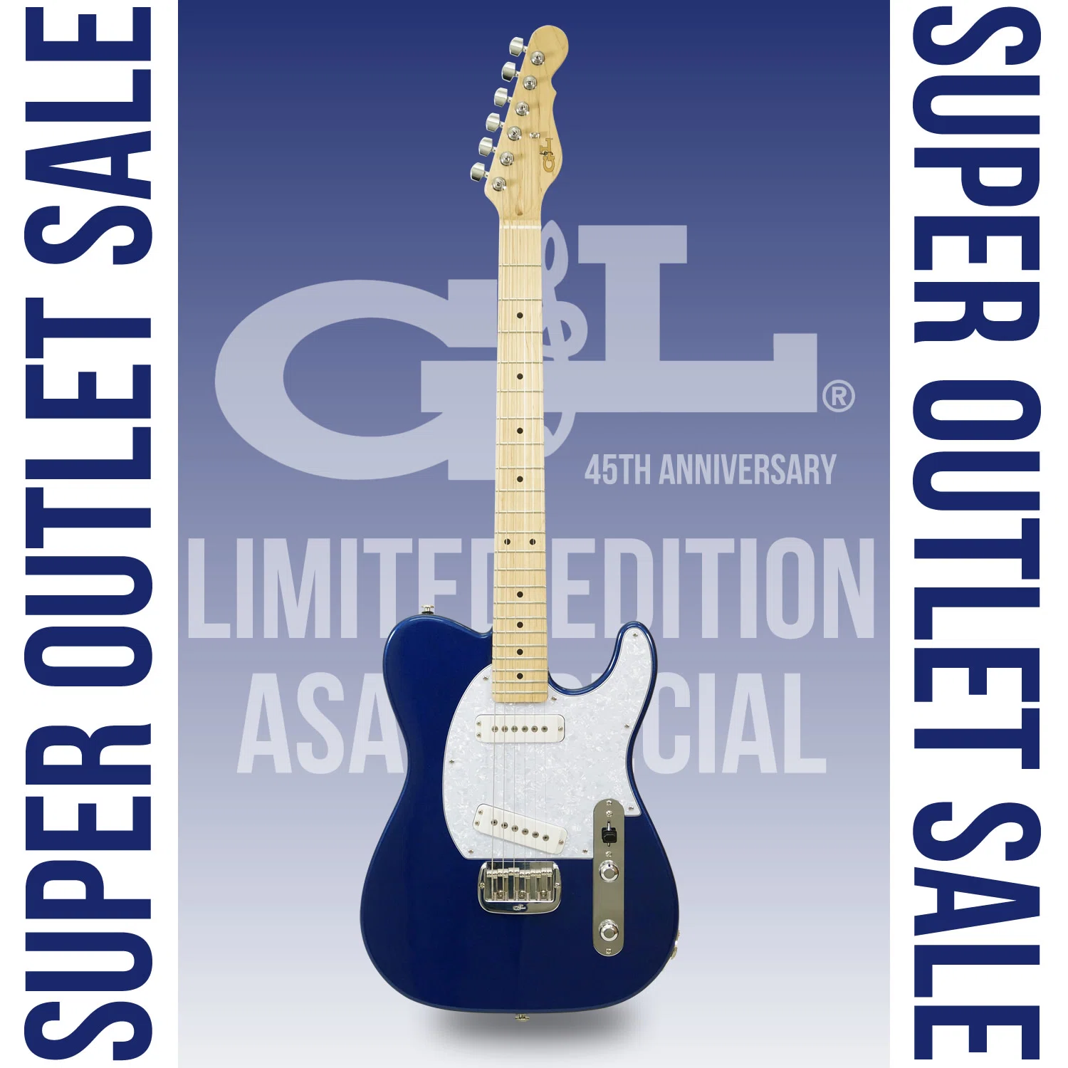 G&L 45周年を記念した全世界200本限定「ASAT Special」を発見