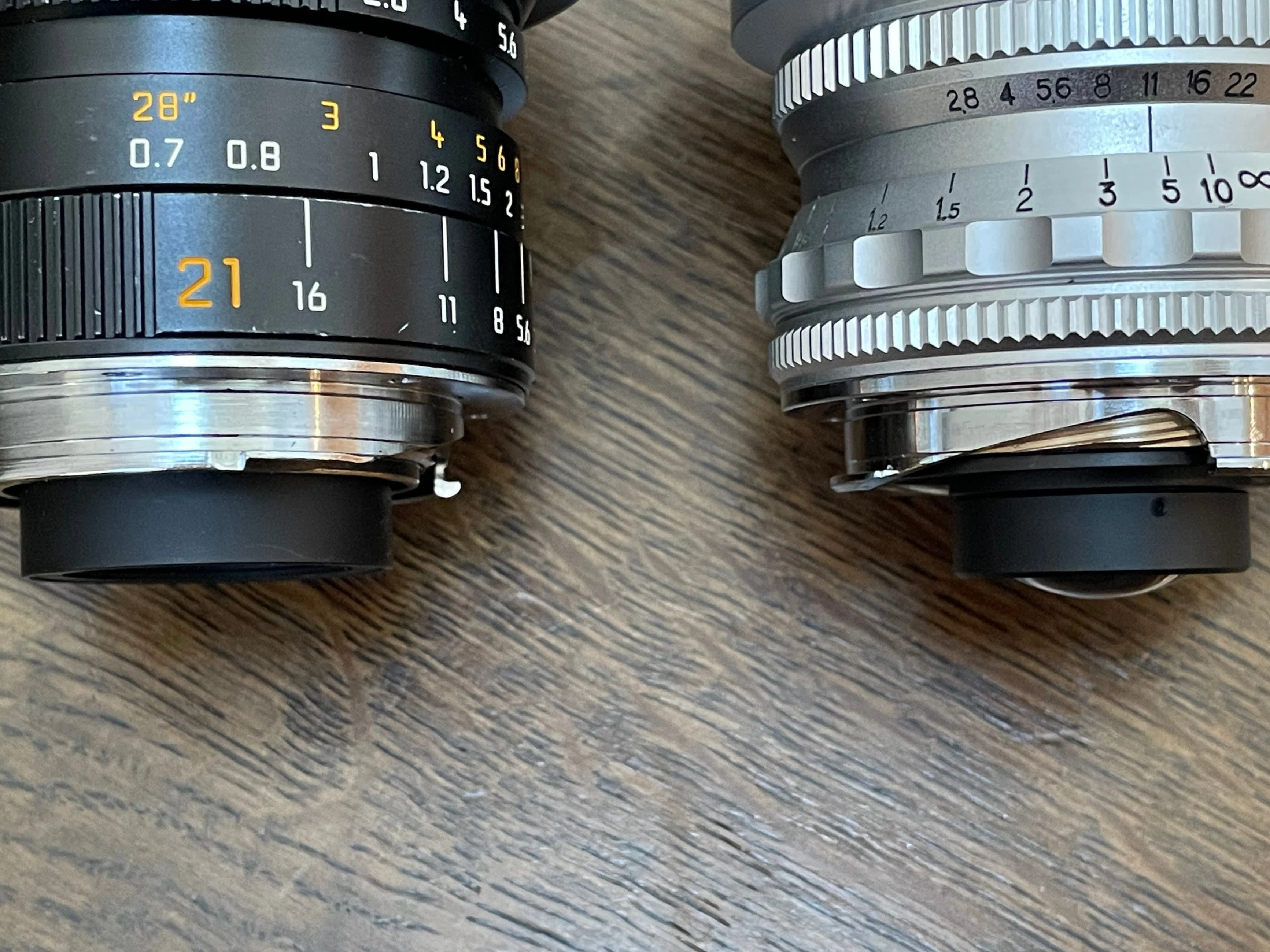 CONTAX G マウントのレンズをいま！ G Biogon 21mm の改造キットを試す