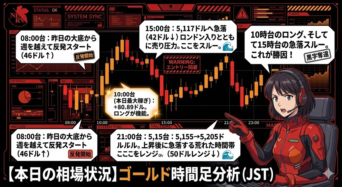 【ゴールドFX】大暴落から一転、小幅反発相場で+32,728円【3/4収支報告】｜小野です