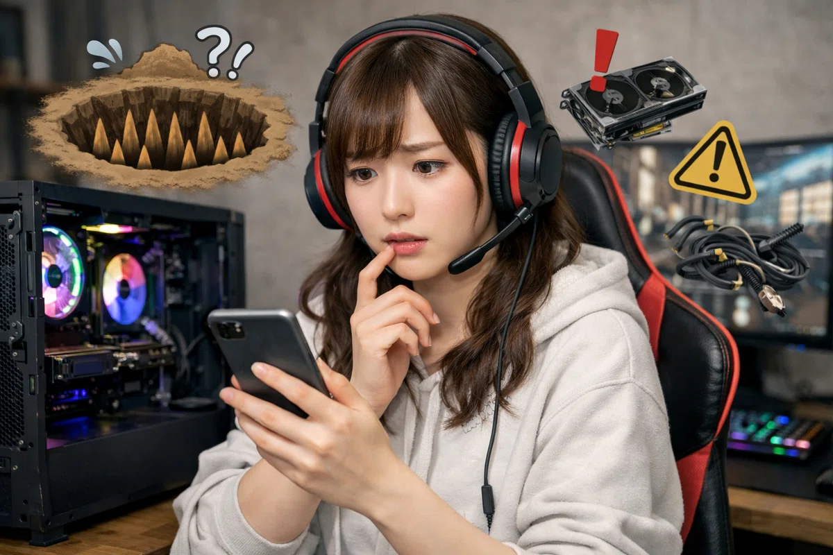 自作PCはやめとけ？落とし穴と回避法
