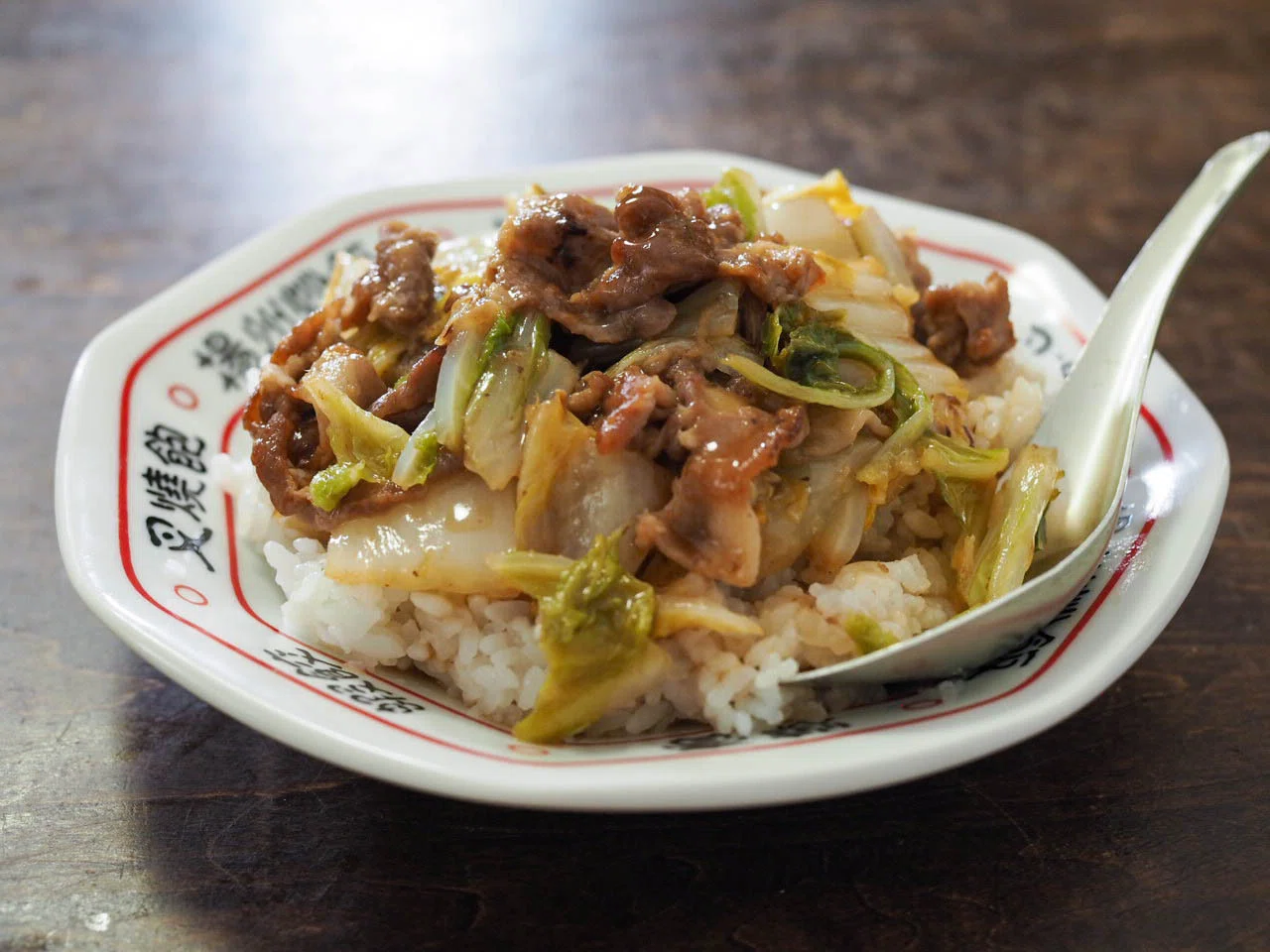 白菜 中華 丼