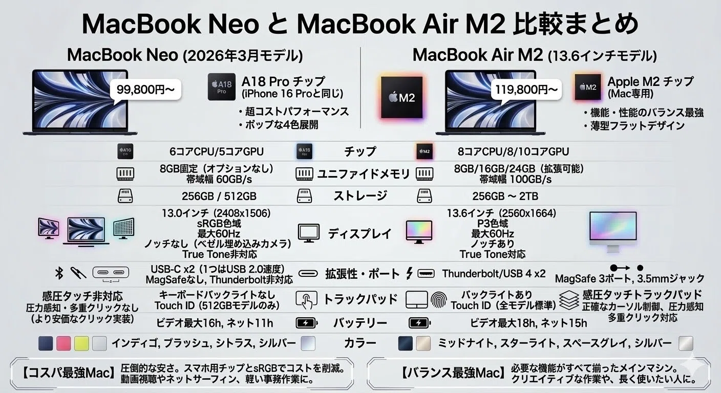 MacBook Neoより整備済品が狙い目かも…｜ヤマネコ｜単身赴任中