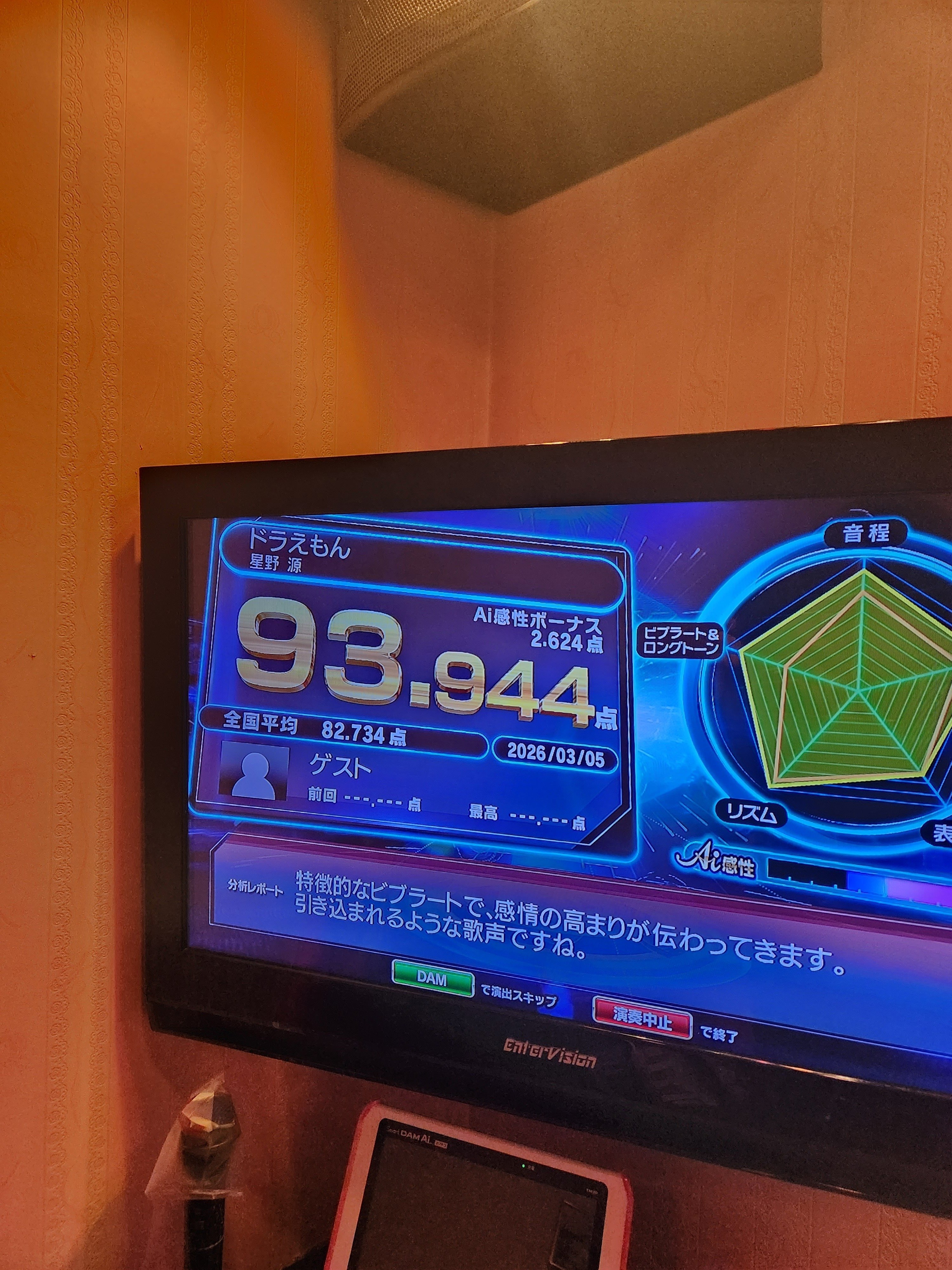 てきとうにしゃべる ～カラオケは90点以上を連発するくらいなら一般人